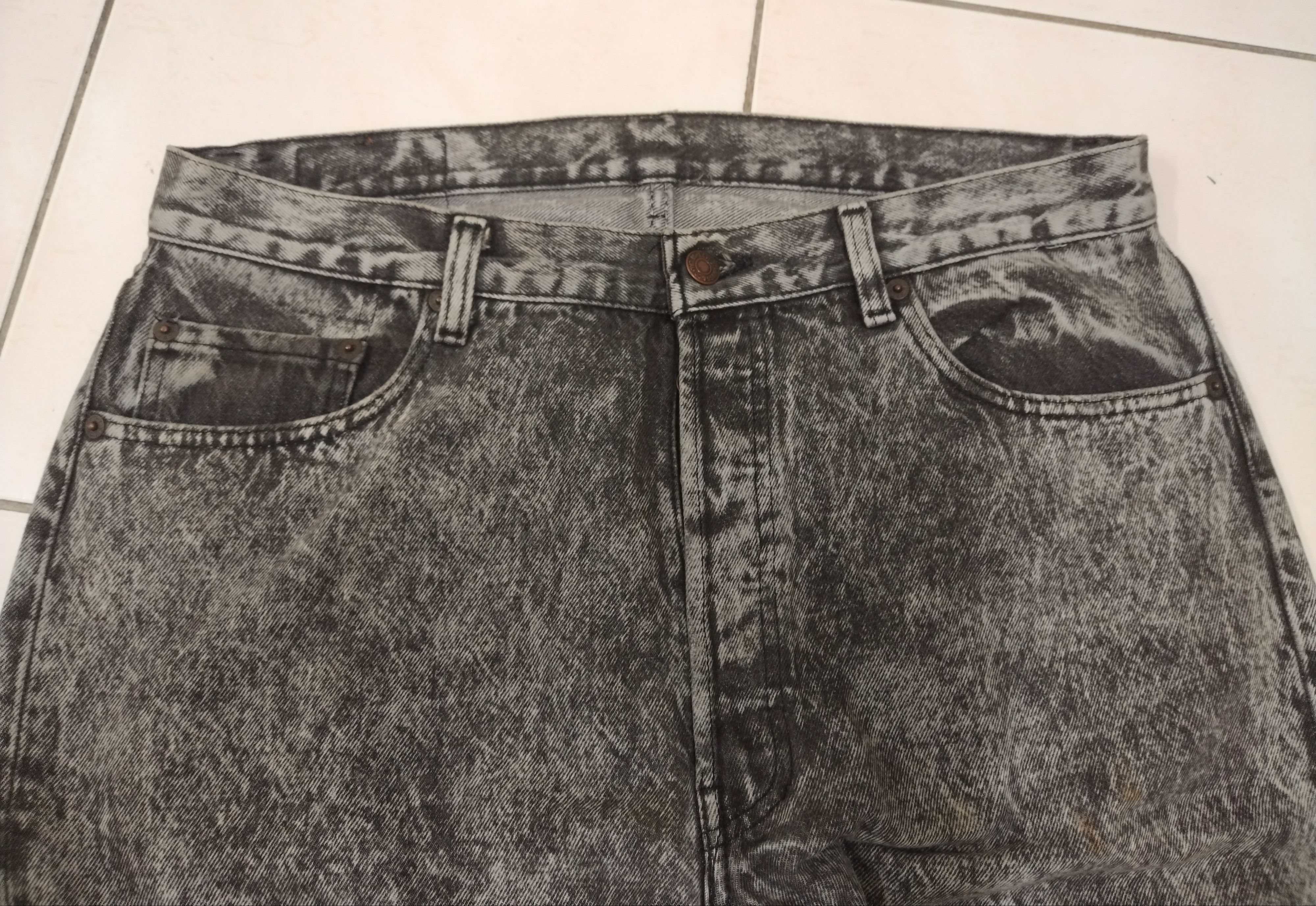 If Six Was Nine × Levi's 💥Sendoffer💥 Rare acid wash Levis 501 80's black 36X 30 Size US 36 / EU 52 - 13 Thumbnail
