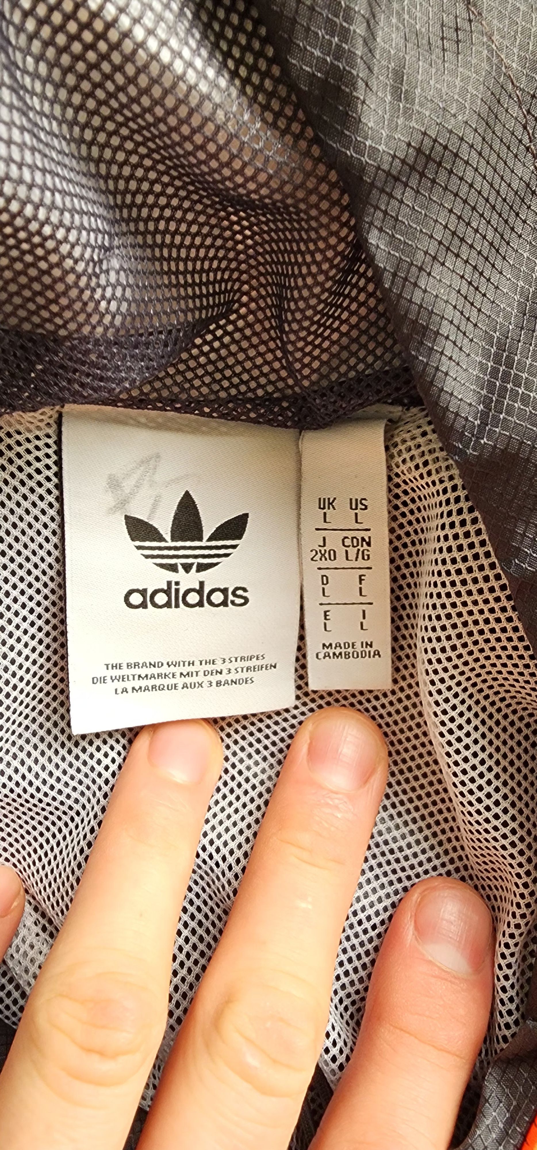 Adidas Vintage 90s Adidas Anorak Design Windbreaker Size US L / EU 52-54 / 3 - 3 Thumbnail