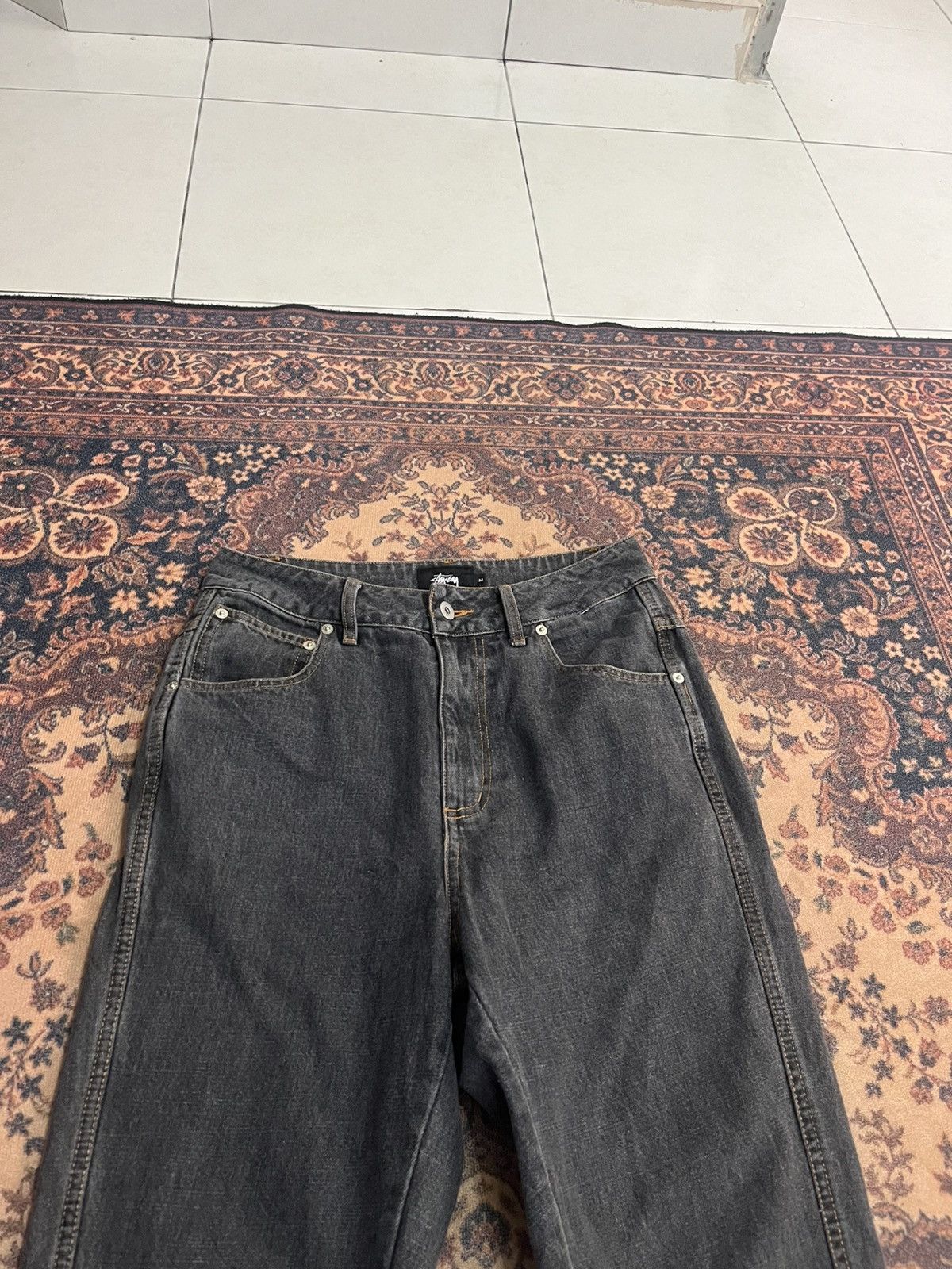 Stussy × Vintage Stussy Vintage denim Size US 29 - 4 Thumbnail