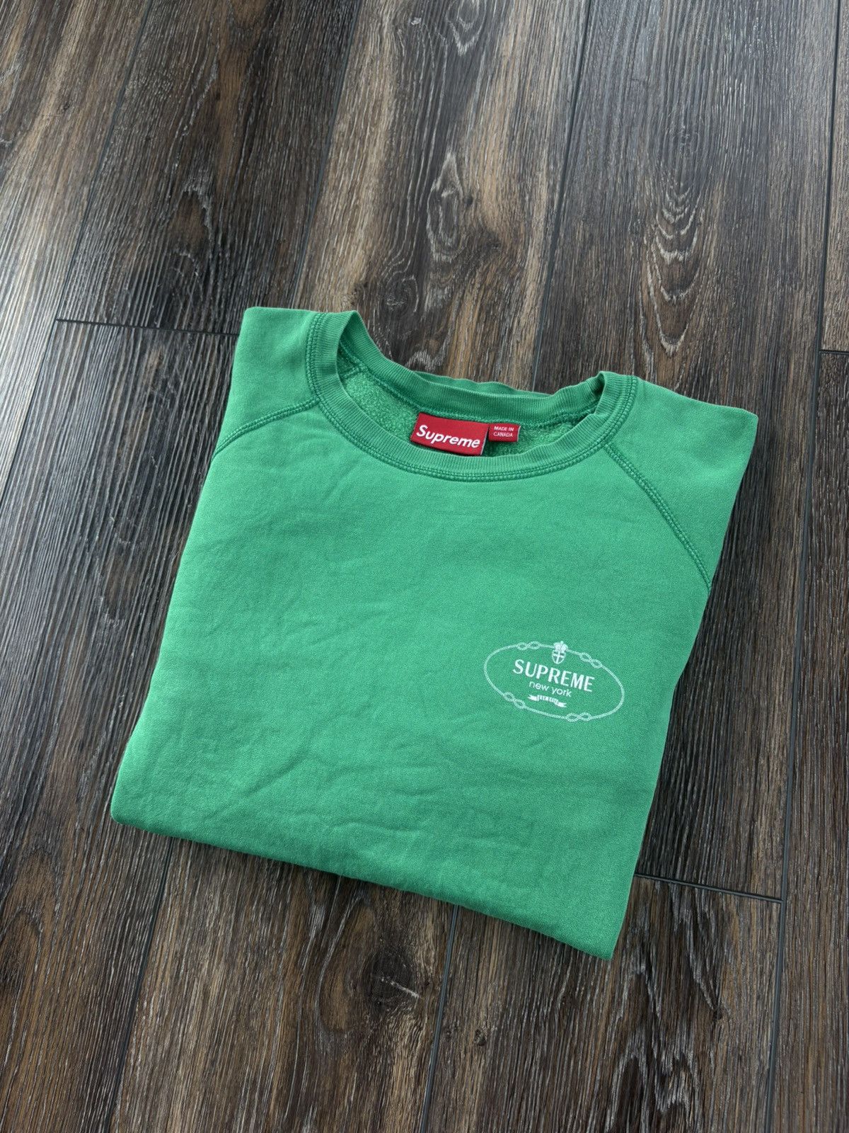 Supreme Supreme Harlem Crewneck SS12 Green Size US L / EU 52-54 / 3 - 1 Thumbnail