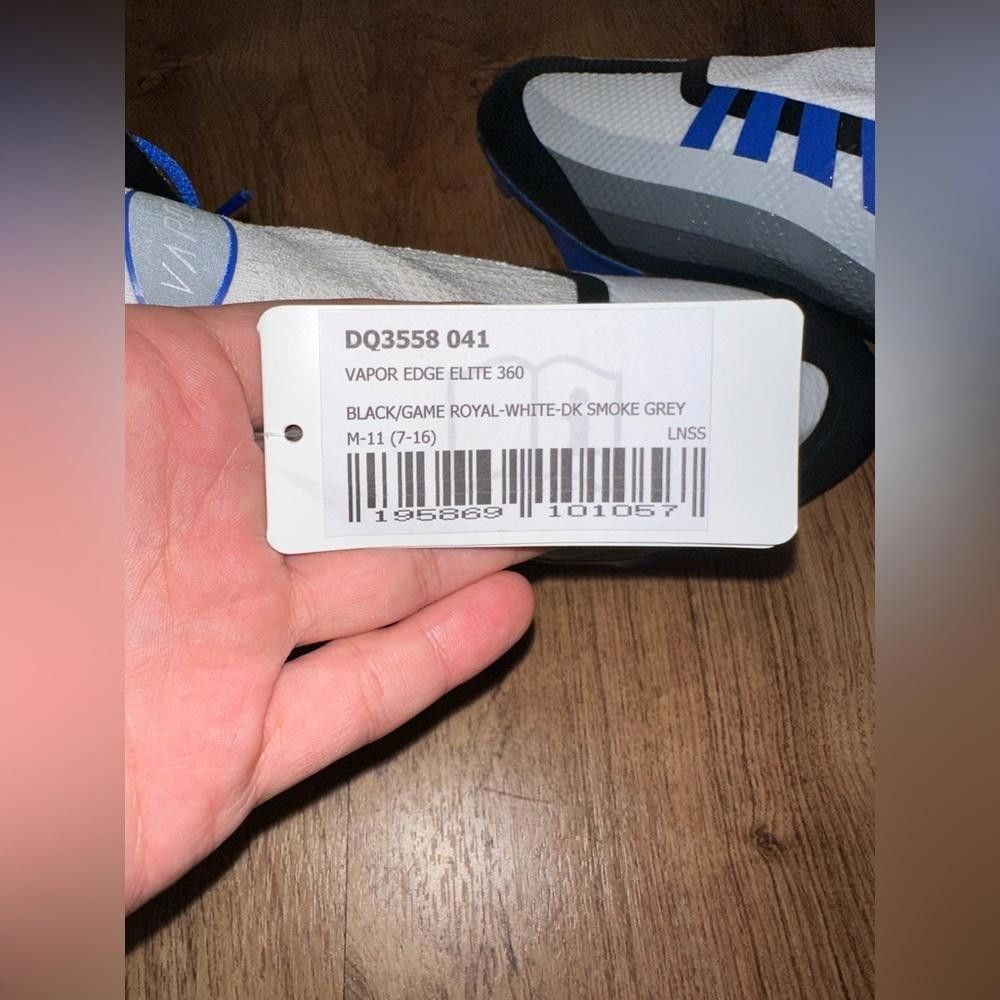 Nike Nike Vapor Edge Pro 360 Black Grey Game Royal Sample Size US 11 / EU 44 - 8 Thumbnail