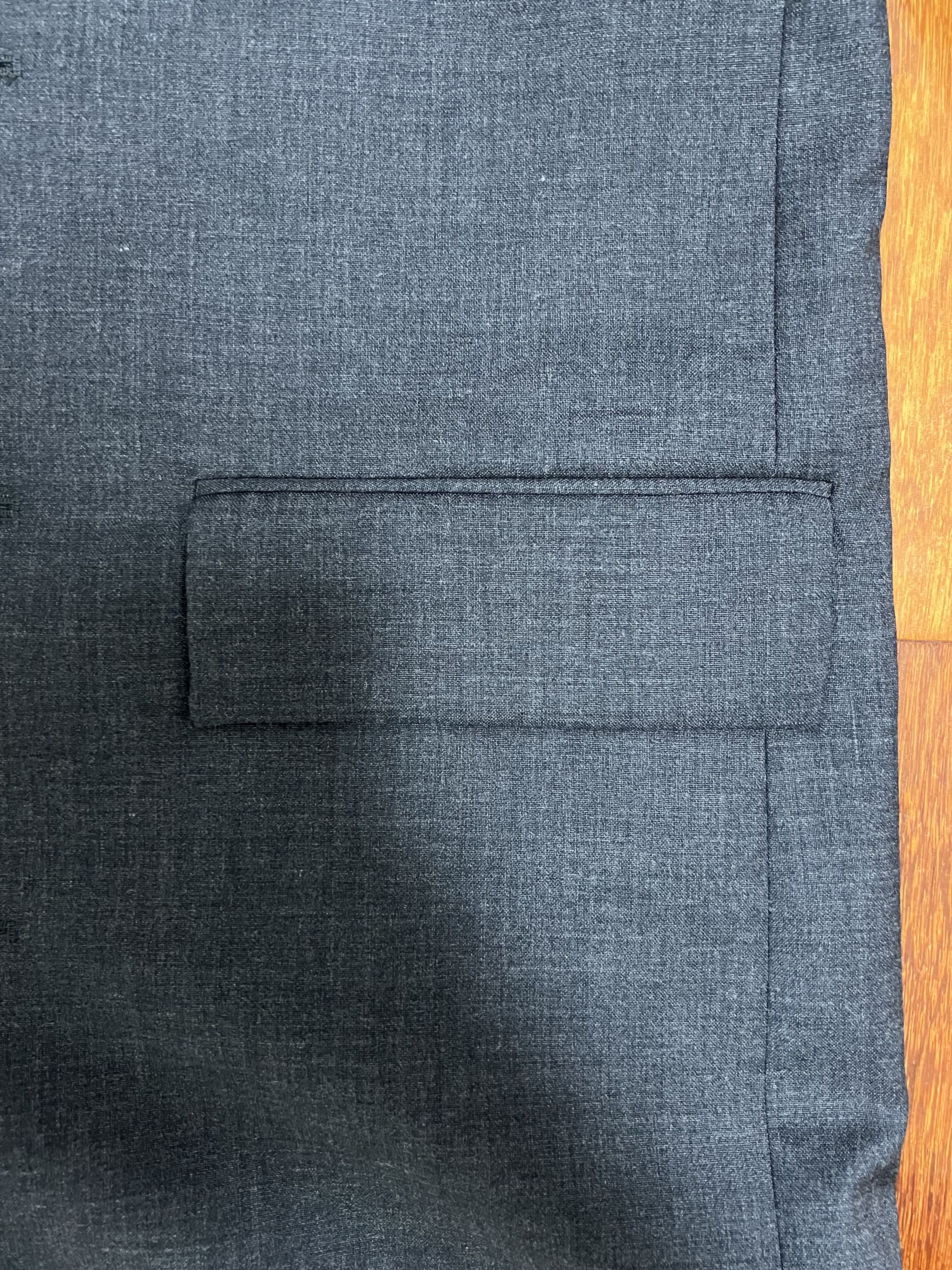 Tres Bien 💚 Très Bien Everywear Peak Lapel Coat Wool Dark Grey NEW Size US S / EU 44-46 / 1 - 12 Thumbnail