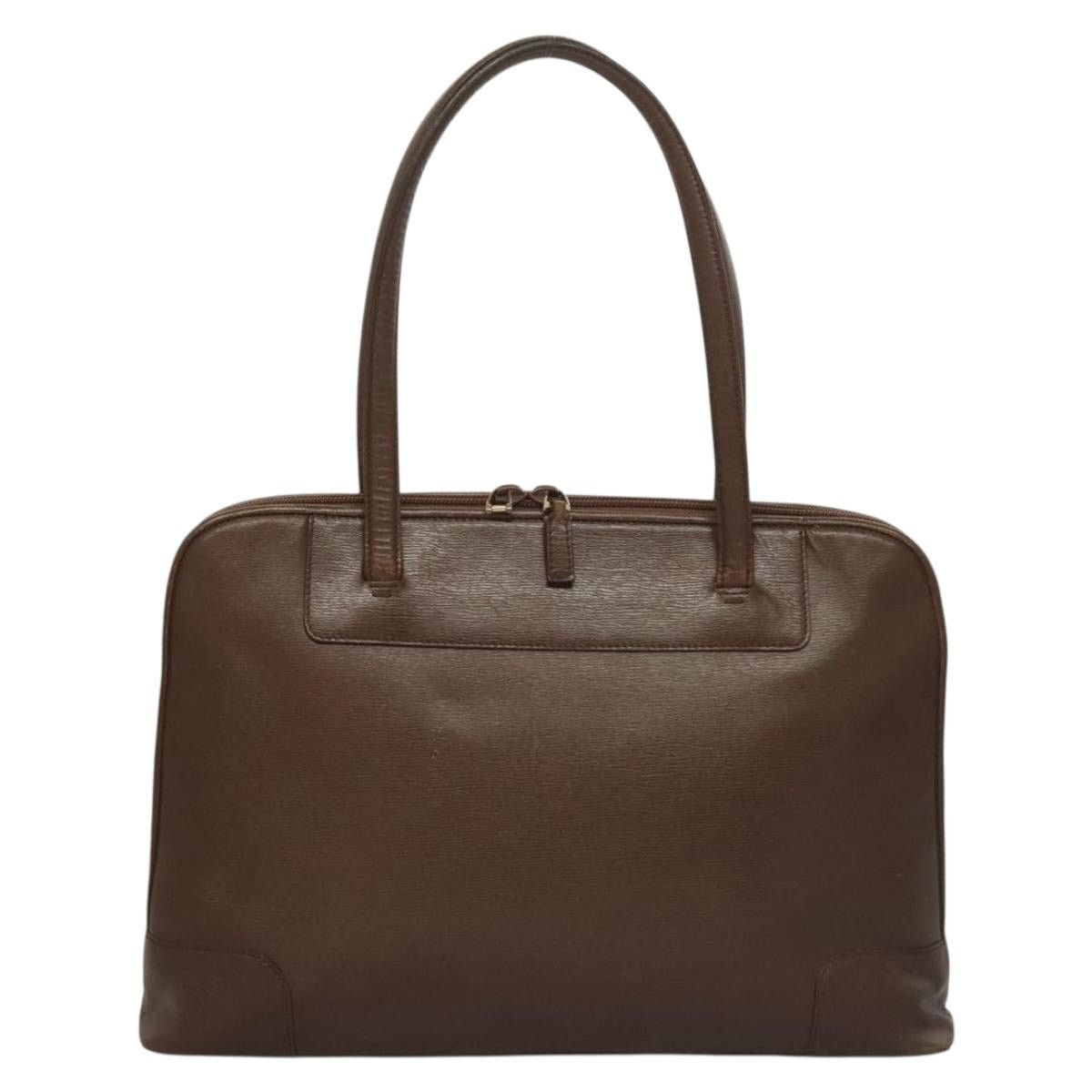 Gucci GUCCI Tote Bag Leather Brown Size ONE SIZE - 3 Thumbnail