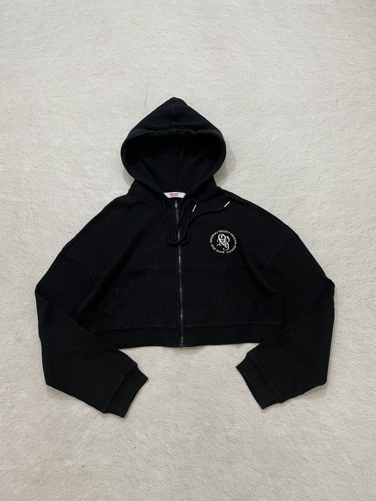 If Six Was Nine 2000s Japanese Thermal Hooded Crop Hysteric Y2K Grunge y2K Size M / US 6-8 / IT 42-44 - 1 Thumbnail
