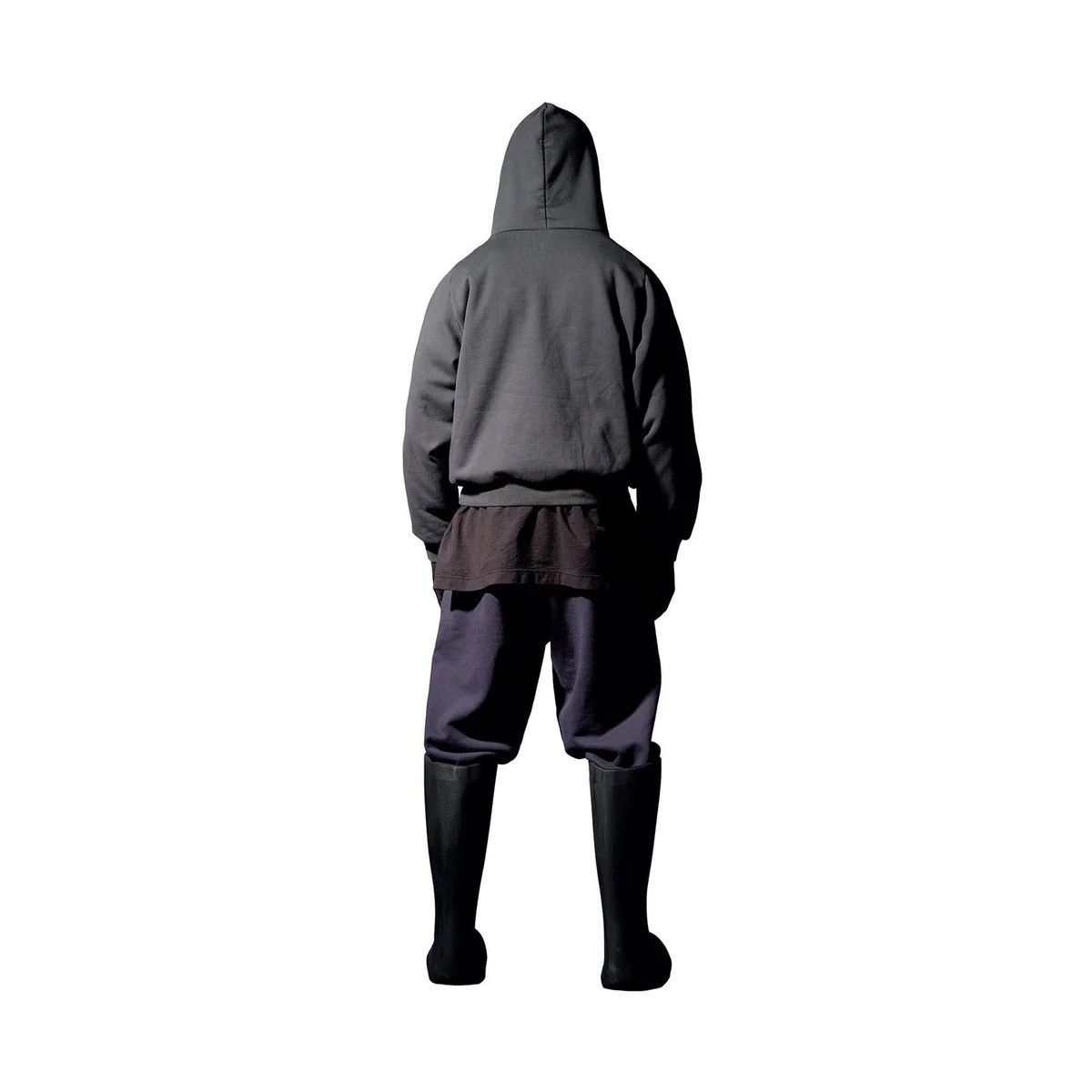 Balenciaga × Gap × Yeezy YGEBB Shrunken Logo Hoodie Size US L / EU 52-54 / 3 - 3 Thumbnail