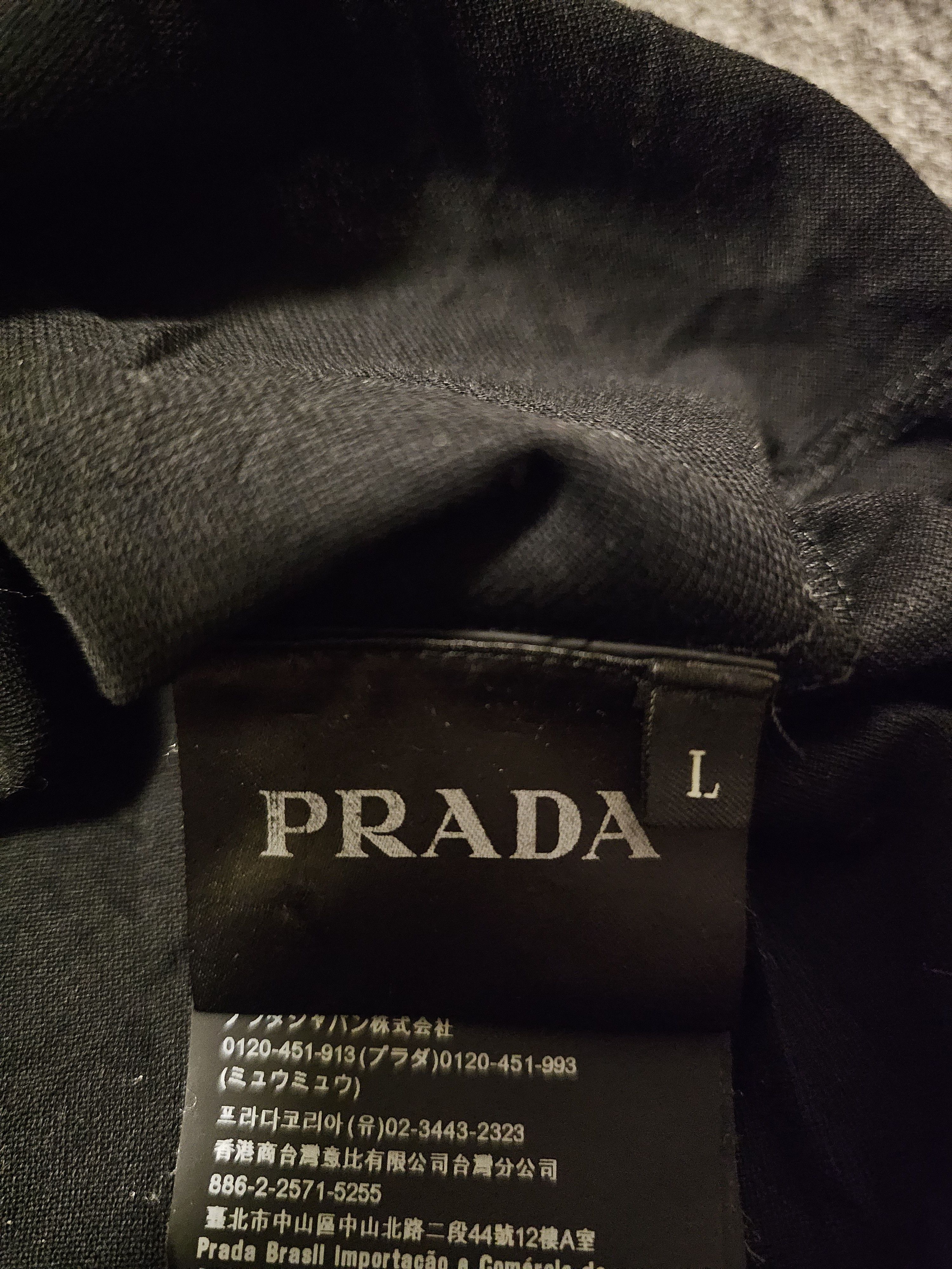 Prada Prada Men's Black Orange Polo Shirt Size L Size US L / EU 52-54 / 3 - 5 Thumbnail