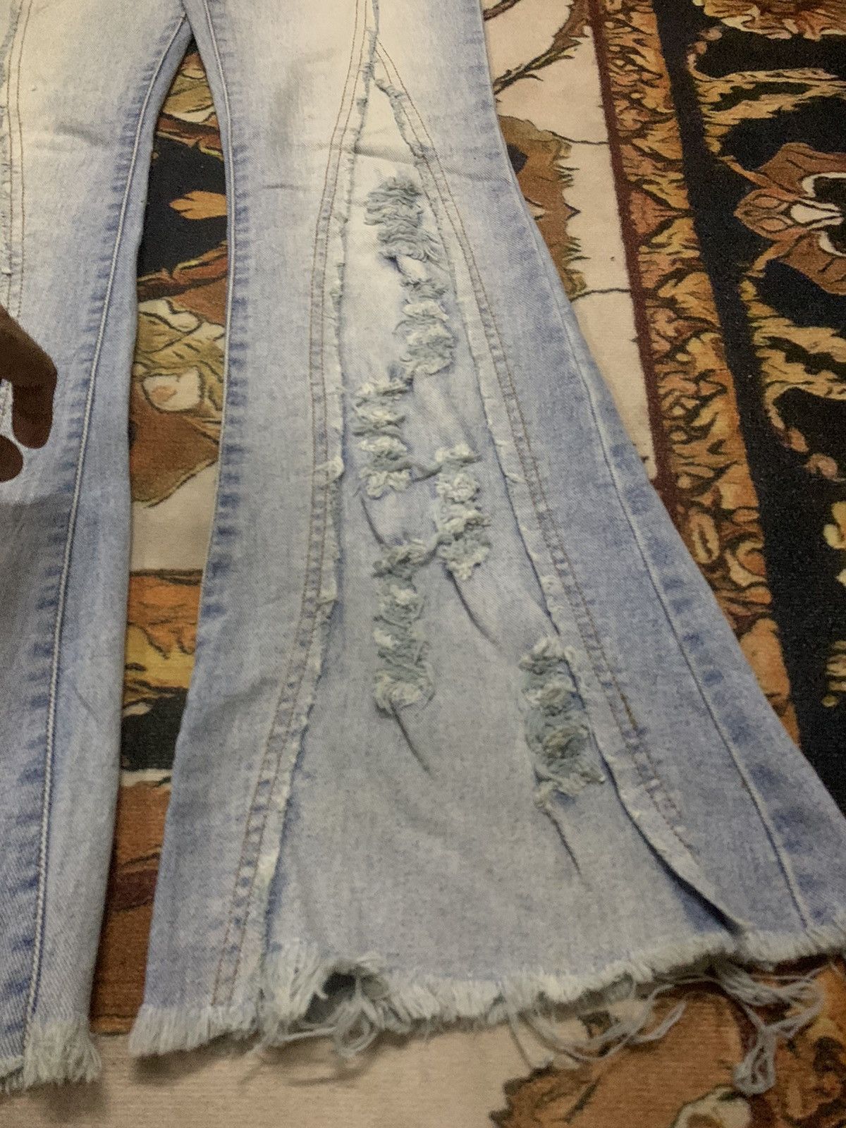 Beauty Beast 90s YASUKI ISHII INSPIRED CRAZY FLARE PANT BRAND BE SNIP Size US 30 / EU 46 - 4 Thumbnail