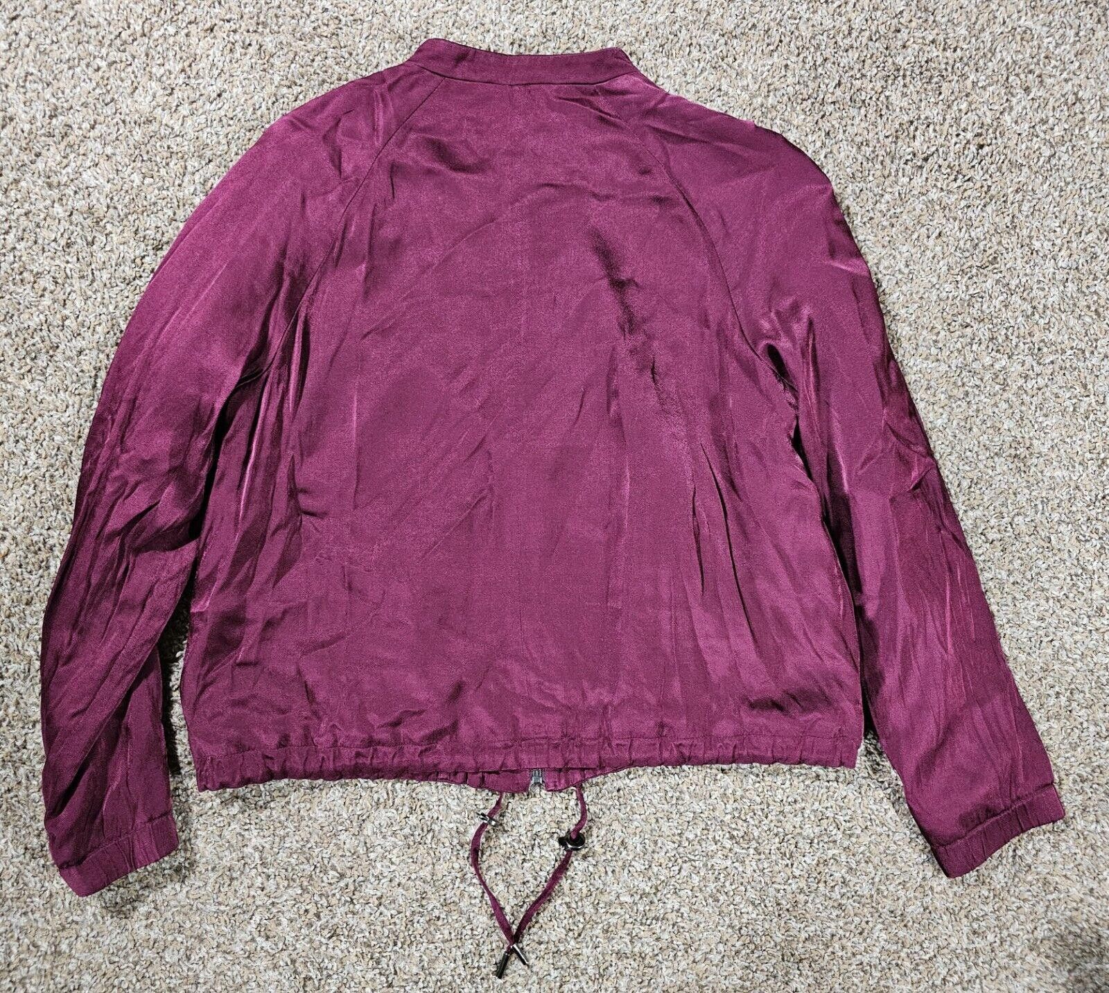 Banana Republic Banana Republic beet root fall 2018 Bomber jacket Full Zip S Size S / US 4 / IT 40 - 8 Thumbnail