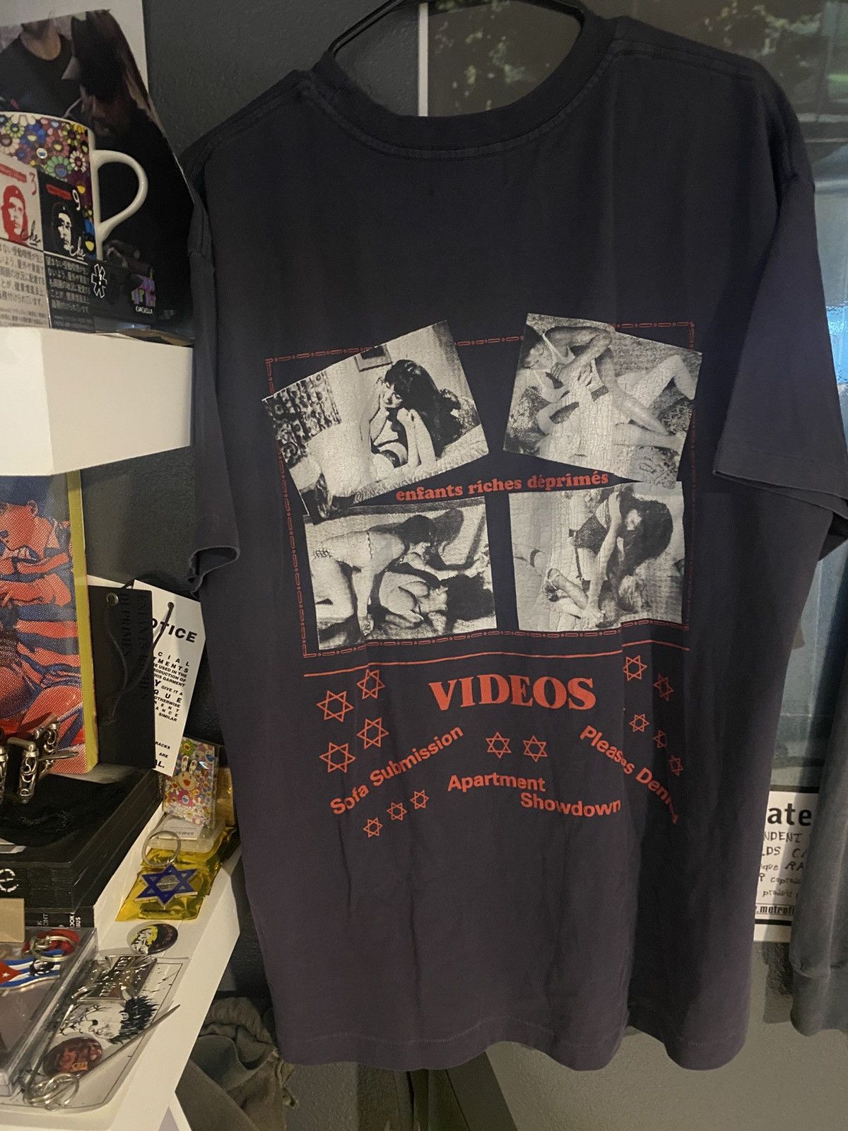 Enfants Riches Deprimes ENFANTS RICHES DEPRIMES PLEASURES DENIED T-SHIRT NIGHTSHADE Size US L / EU 52-54 / 3 - 2 Thumbnail