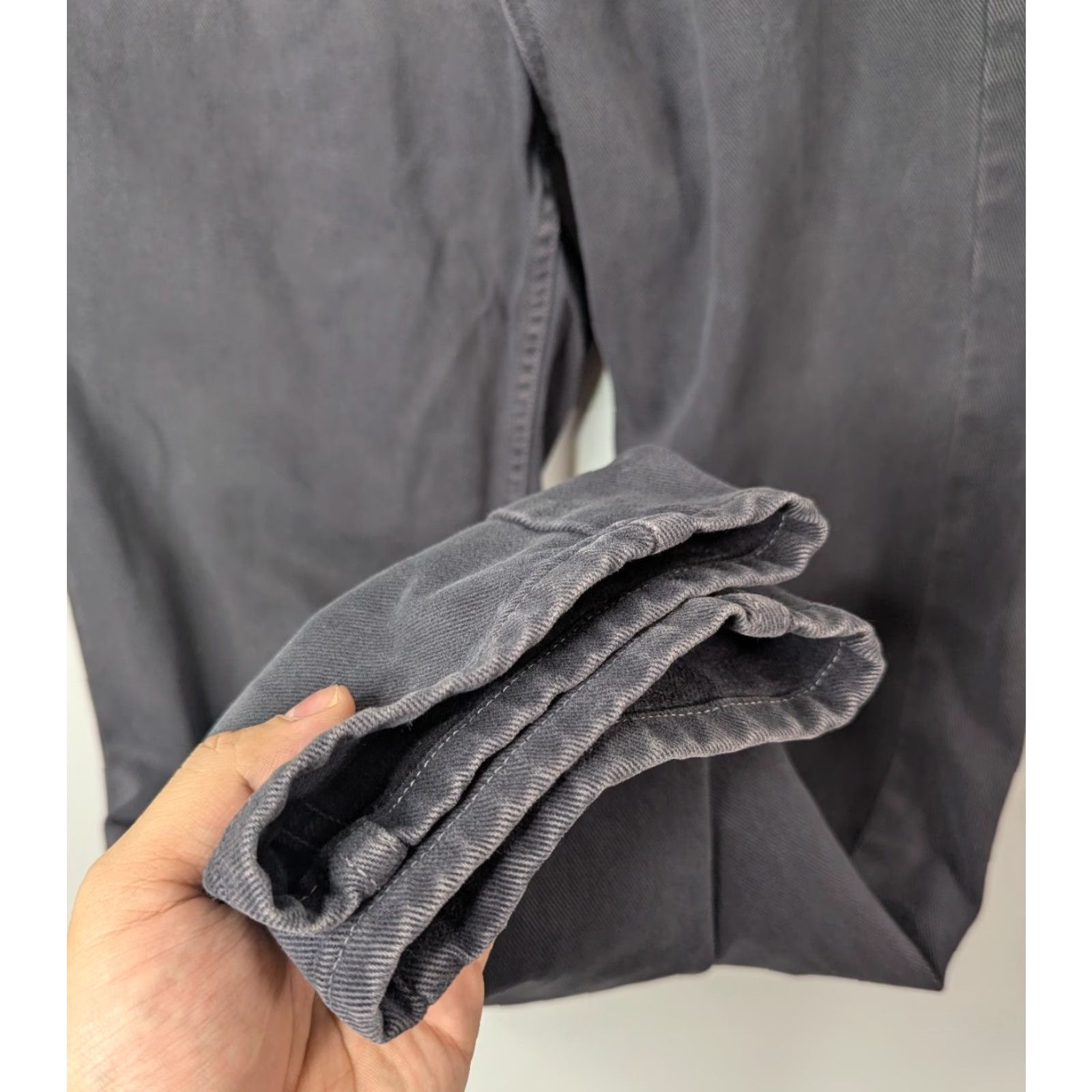 Guess VINTAGE GUESS Black Faded Grey Jeans Straight Leg Y2K Size 30 Retro Pants USA Size 30" / US 8 / IT 44 - 6 Thumbnail