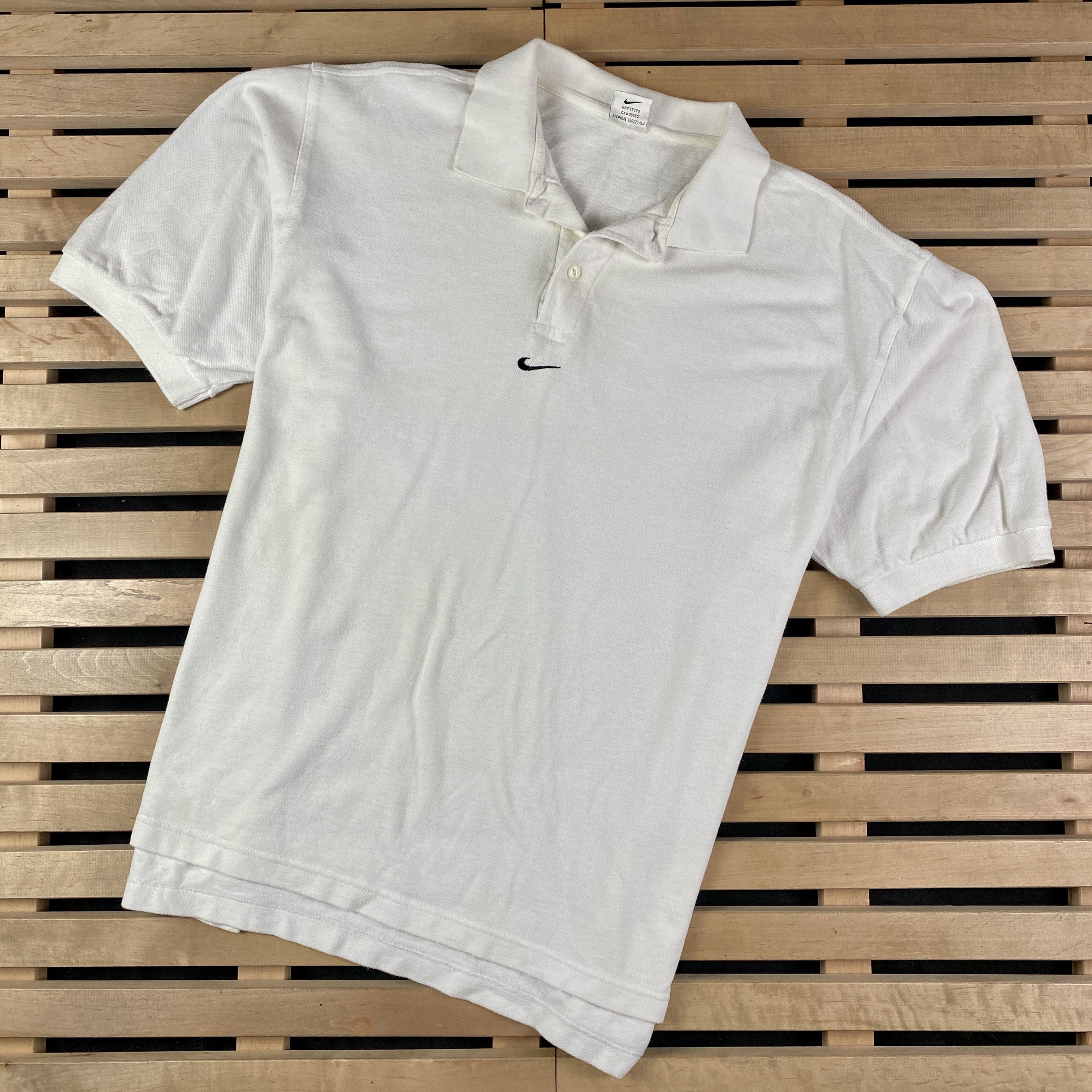 Nike × Vintage Mens Vintage Short Sleeve Polo T-Shirt Nike Size XL Cotton Size US XL / EU 56 / 4 - 1 Thumbnail