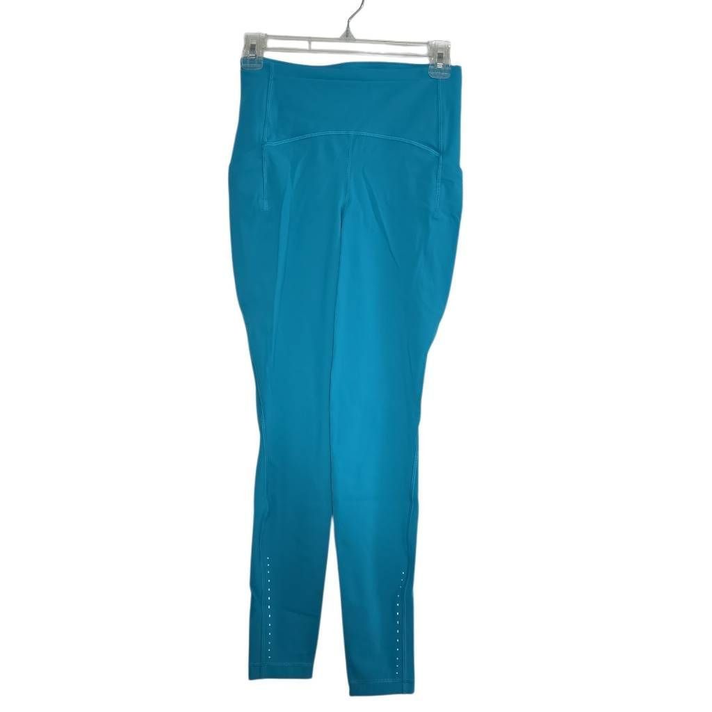 Lululemon Lululemon Women's Size 6 Blue 28" Compression Leggings with Size 28" / US 6 / IT 42 - 1 Thumbnail