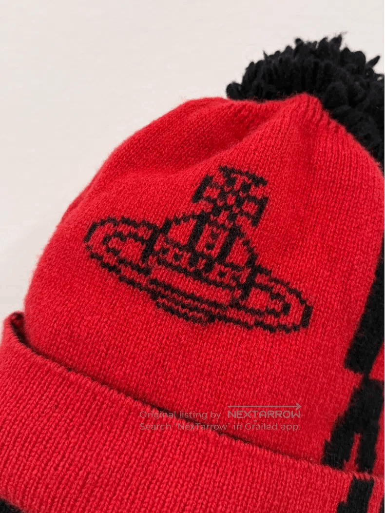 Vivienne Westwood Vivienne Westwood Ski faux two-piece beanie - cold hat Size ONE SIZE - 6 Thumbnail