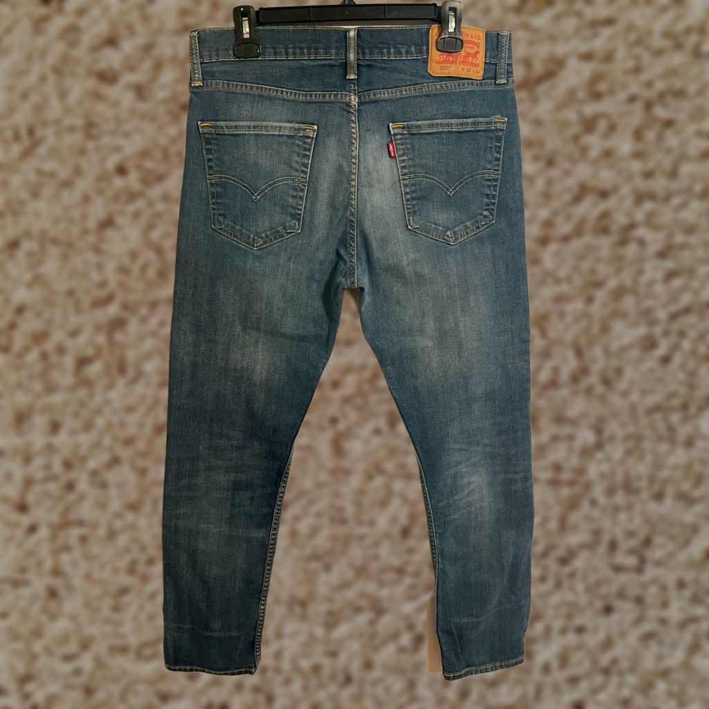 Levi's Levi's 511 Premium Jeans - Denim Cotton Stretch - Regular Fit - Men - 34x34 - Medium Wash - Blue - Zip - Pockets Size US 34 / EU 50 - 1 Thumbnail