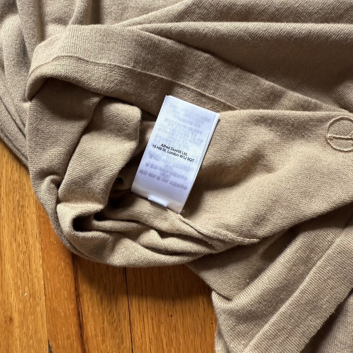 Alfred Dunhill Dunhill Sweater Polo Zip Up Beige/Black Size XL Size US XL / EU 56 / 4 - 6 Thumbnail