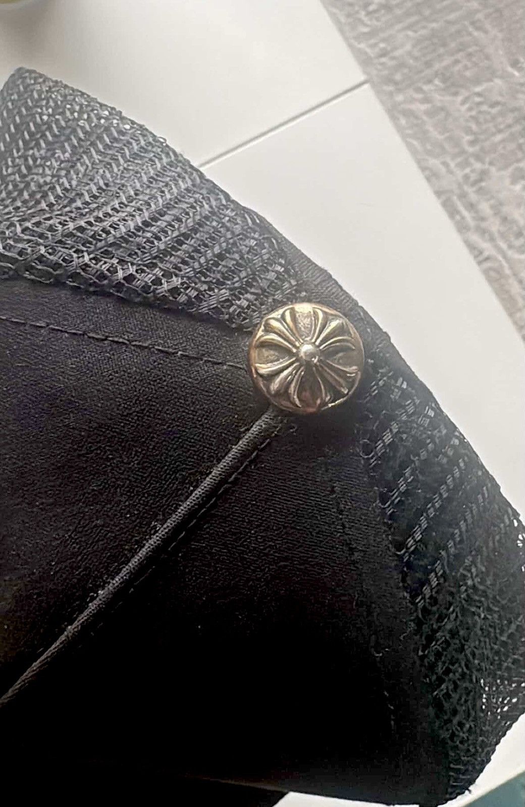 Chrome Hearts Chrome hearts trucker hat dagger logo black Size ONE SIZE - 2 Thumbnail
