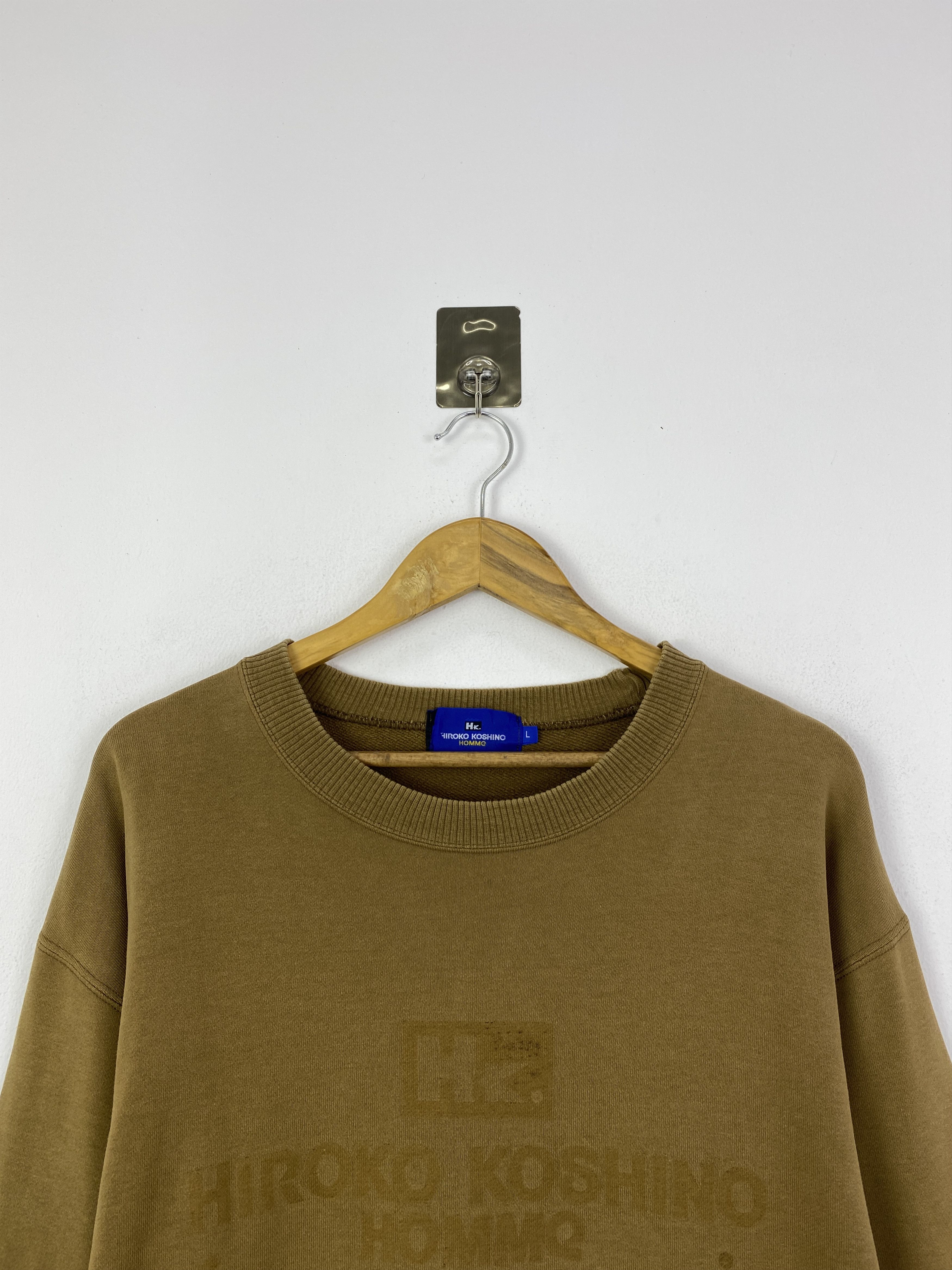 Hiroko Koshino Homme Hiroko Koshino Homme Embroidery Sweatshirt SH0134 Size US L / EU 52-54 / 3 - 6 Thumbnail