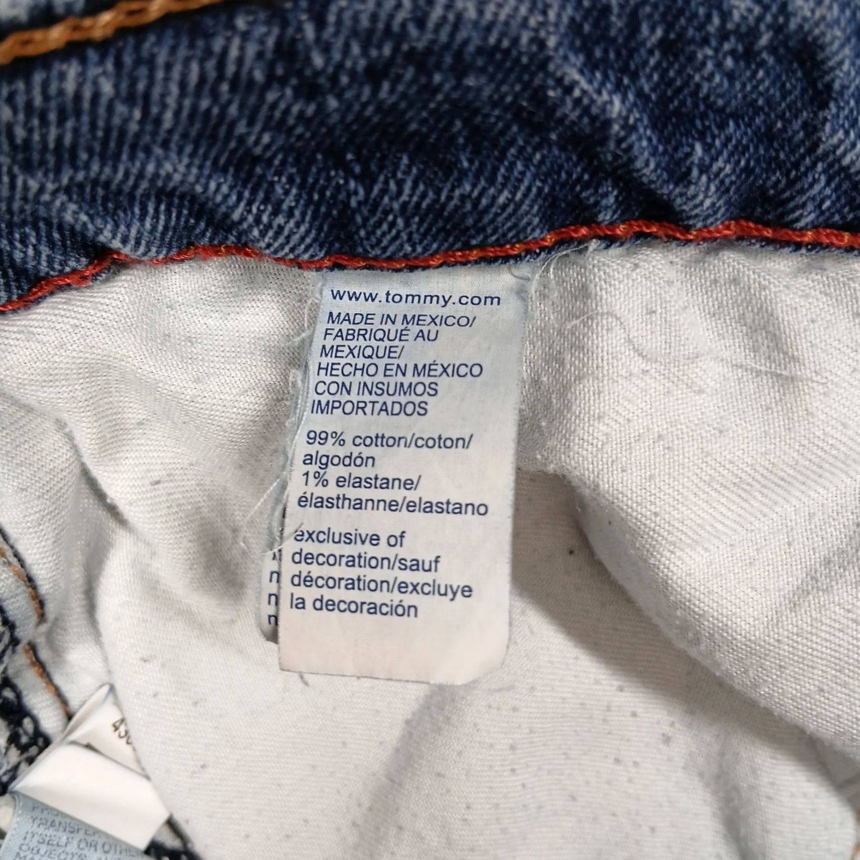 Vintage Tommy Jeans Mens 40x30 Light Wash Denim Jeans Classic Straight Fit Bootcut Size US 40 / EU 56 - 7 Thumbnail