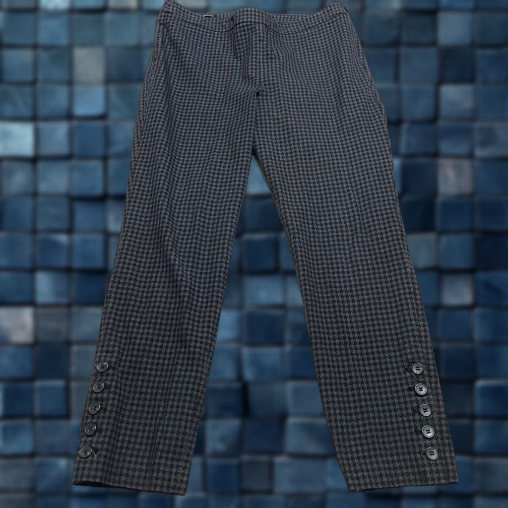 Talbots Talbots Pants Regular 14 Gray Plaid Straight Ankle Chatham Business Casual Womens Size 14 Gray Plaid Stretch 28in Inseam Men? Womens Size 24" / US 00 / IT 34 - 1 Thumbnail