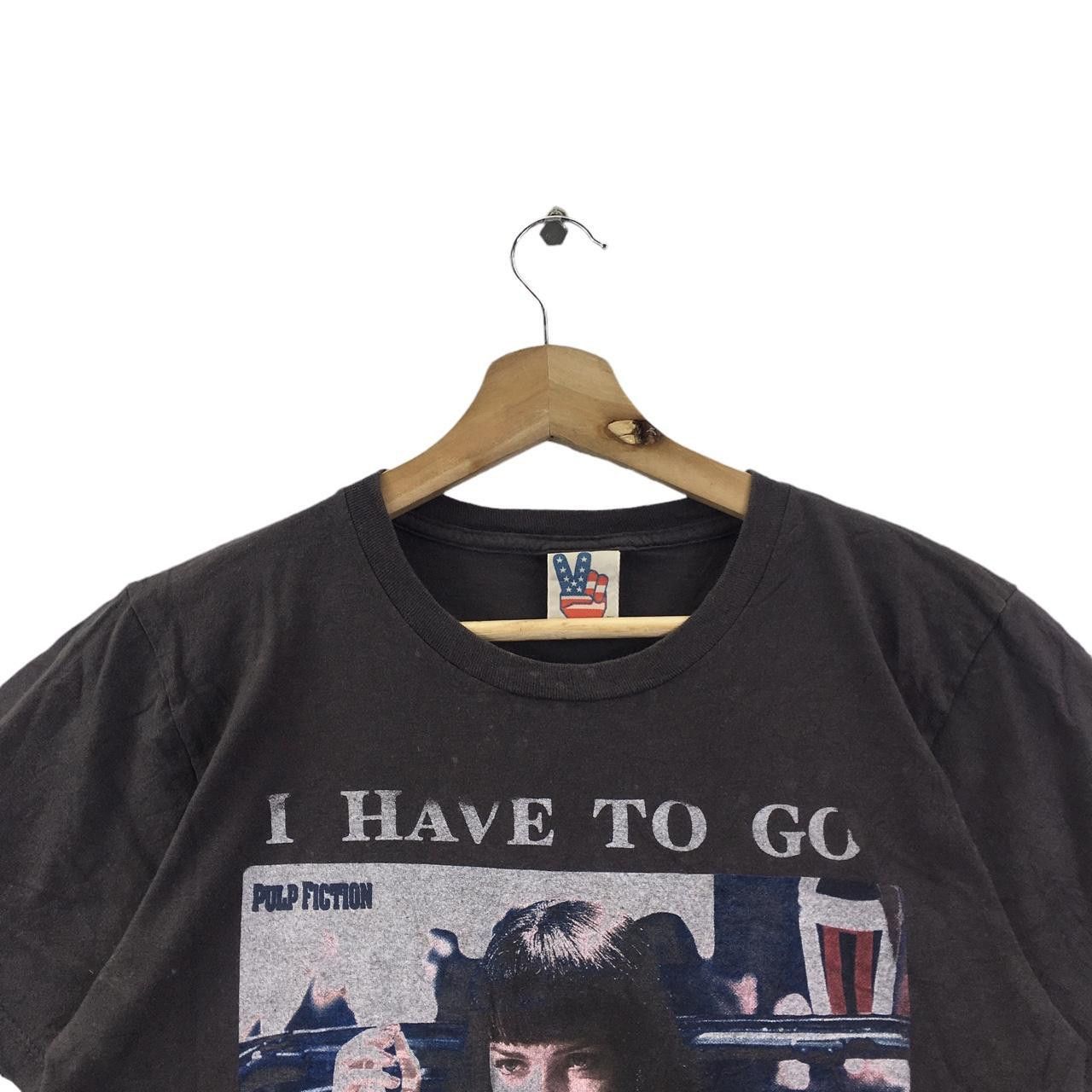 Vintage Vtg PULP FICTION MOVIE Powder My Nose Tee Shirt Junkfood Size US S / EU 44-46 / 1 - 2 Thumbnail