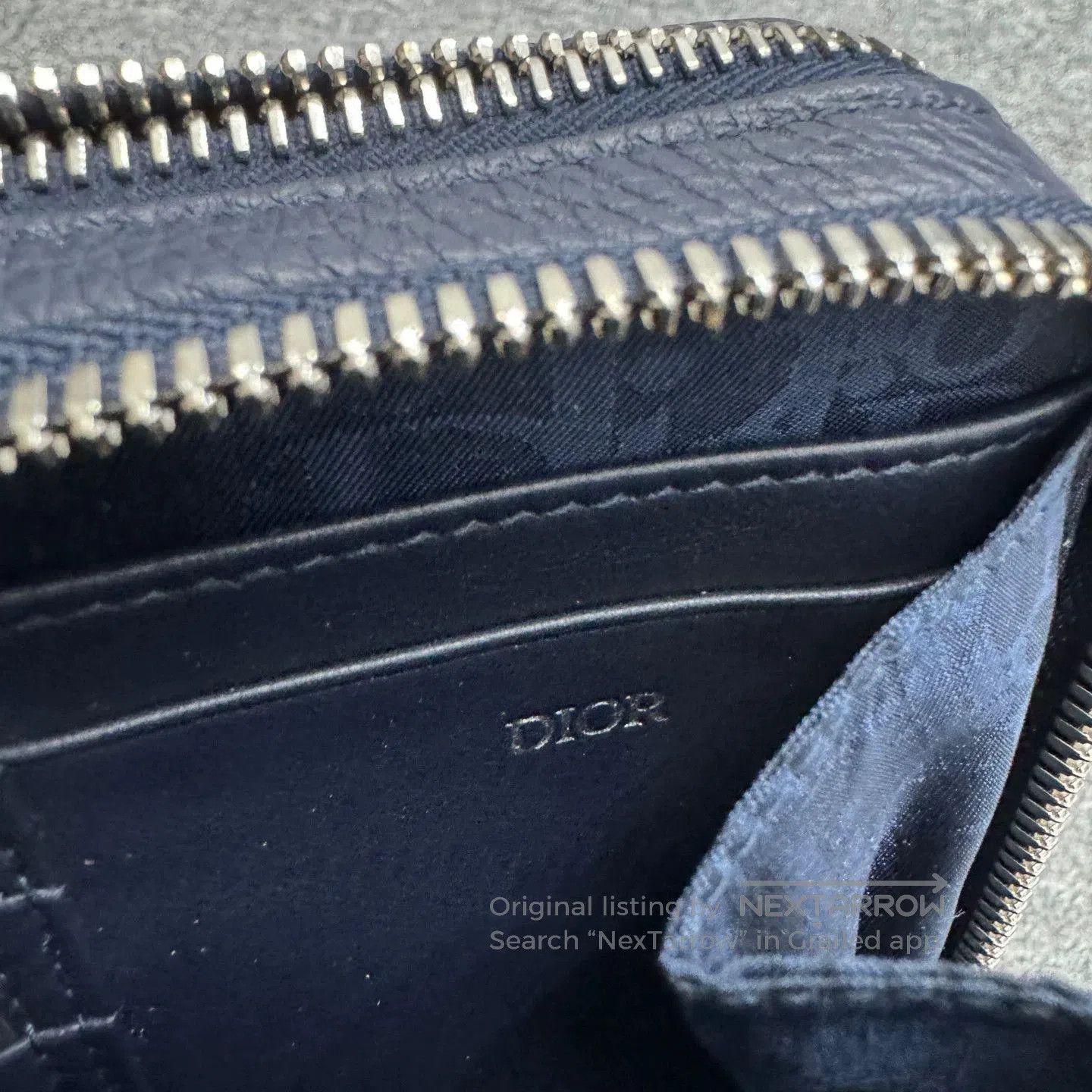 Dior Black Leather Zip. Size ONE SIZE - 7 Thumbnail