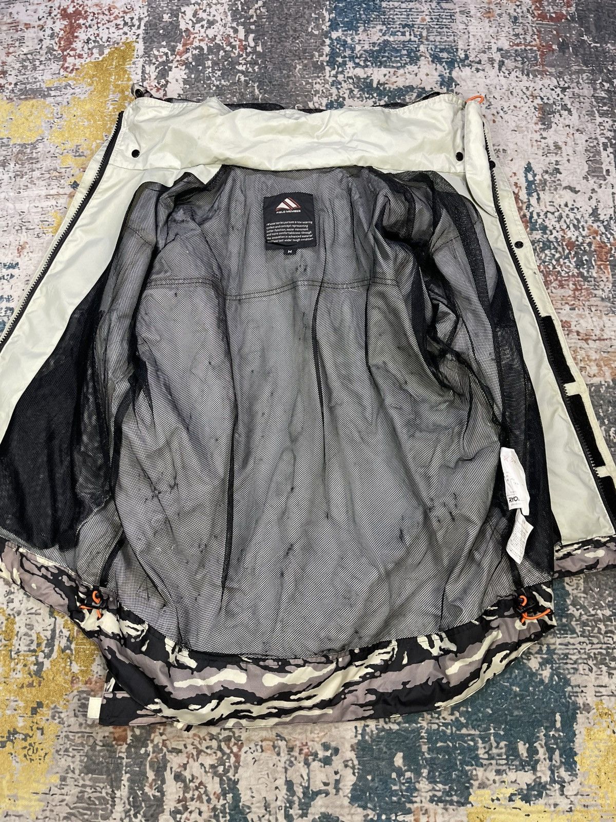 Japanese Brand Ryobi Field Member Camouflage Utility Rain Jackets Size US M / EU 48-50 / 2 - 9 Thumbnail