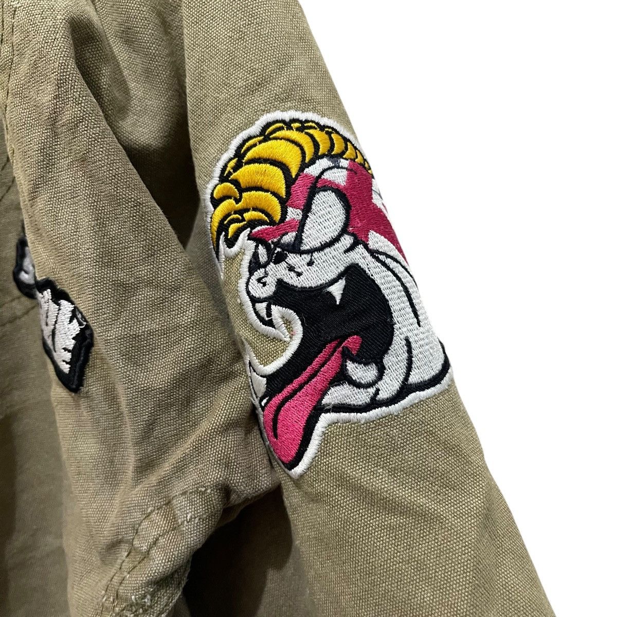 Japanese Brand Vintage Mobstyles Tokyo Scramble Patches Buttonless Jacket Size US M / EU 48-50 / 2 - 5 Thumbnail