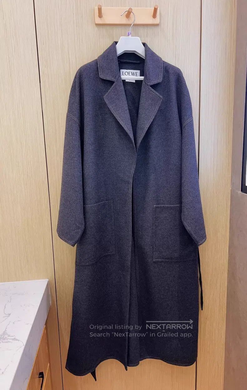 Loewe Loewe Long Grey Collar Coat Jacket Size XS / US 0-2 / IT 36-38 - 1 Thumbnail