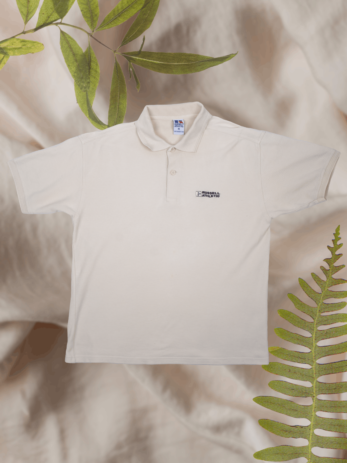 Russell Athletic Polo T-shirt Russell Athletic M size beige Size US M / EU 48-50 / 2 - 1 Thumbnail