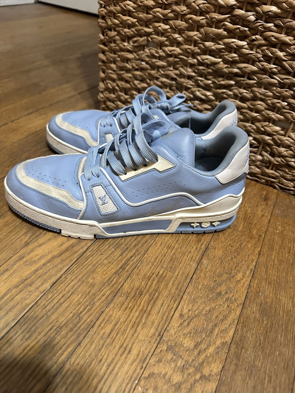 Louis Vuitton Louis Vuitton Trainer #54 blue Size US 7.5 / EU 40-41 - 3 Thumbnail