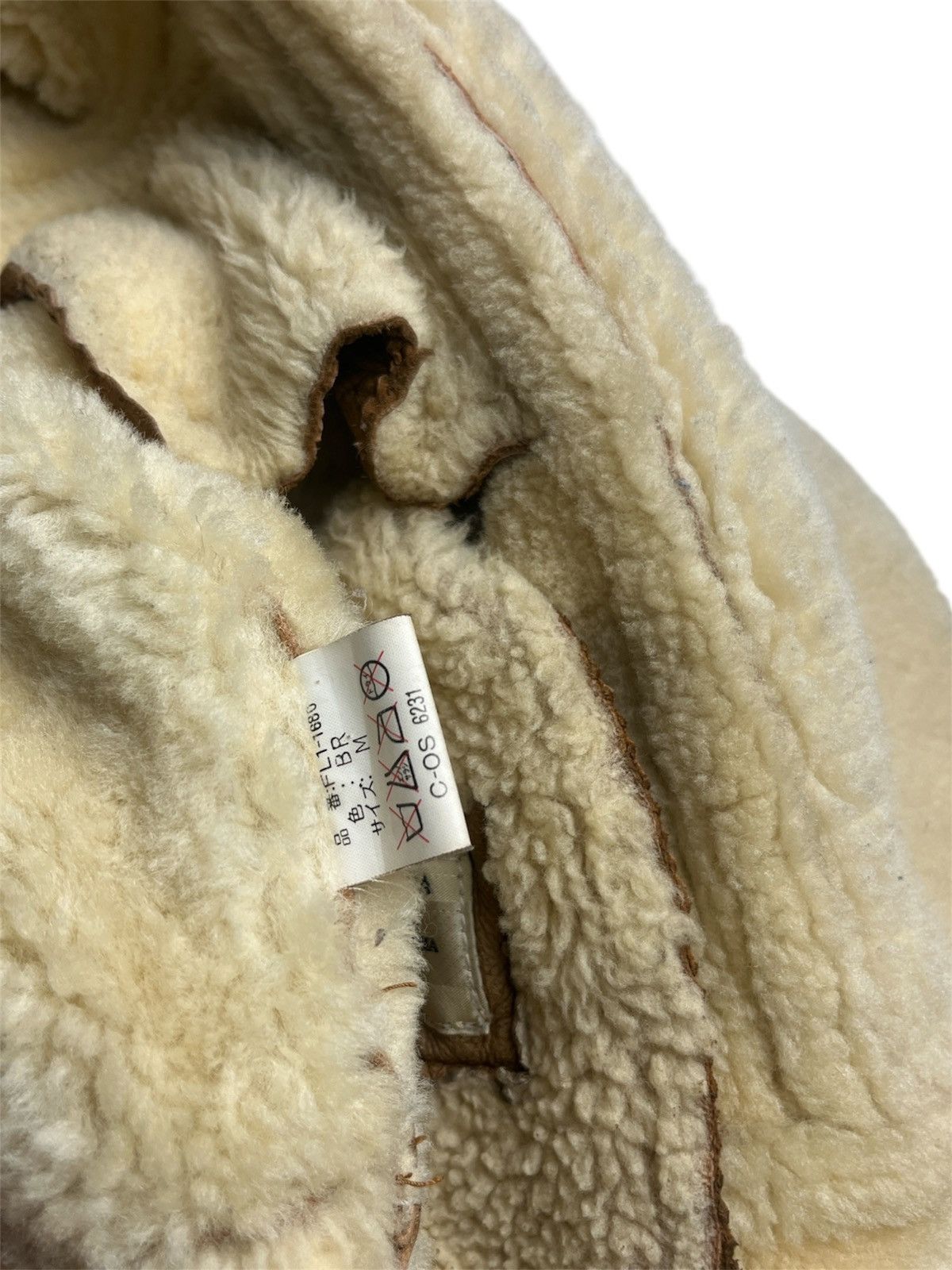 Genuine Leather × Japanese Brand × Leather Ohfesta Sheepskin Shearling Flight Jacket Size US M / EU 48-50 / 2 - 18 Thumbnail