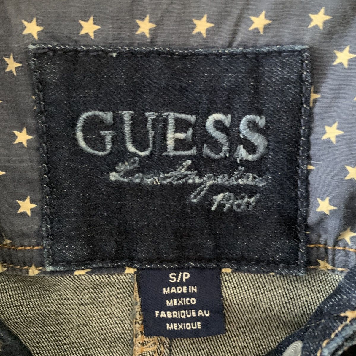 Designer × Guess Y2K Guess Los Angeles Trucker Denim Trucker Women's Jacket Size S / US 4 / IT 40 - 7 Thumbnail