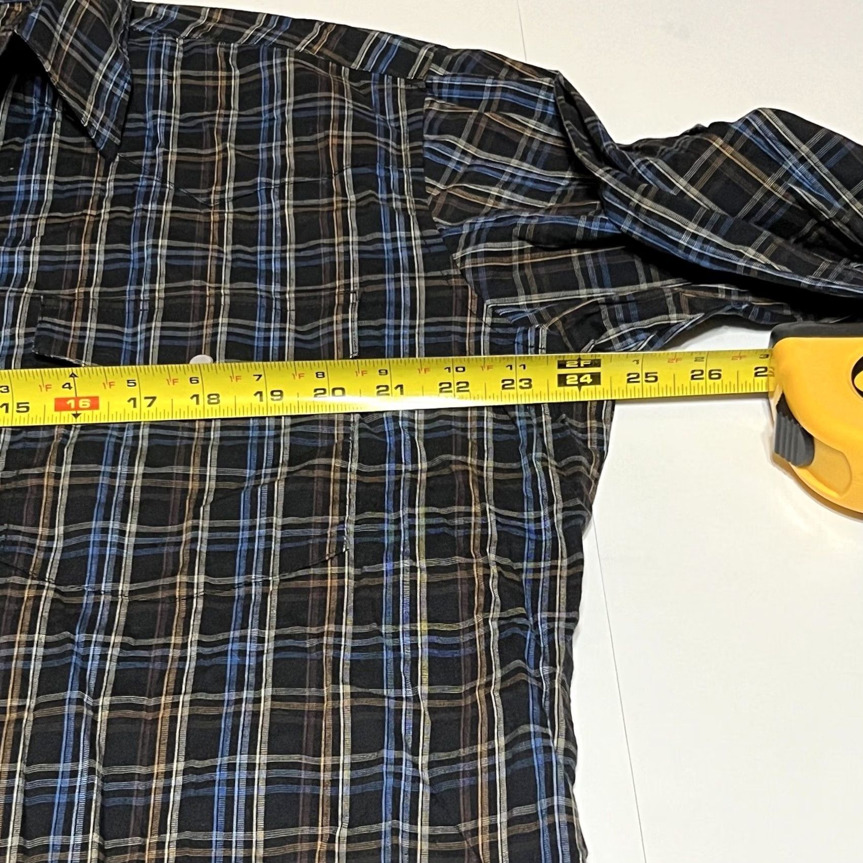 Wrangler Wrangler Western Long Sleeve Pearl Snap Multicolor Plaid Men's XL Size Shirt Size US XL / EU 56 / 4 - 6 Thumbnail