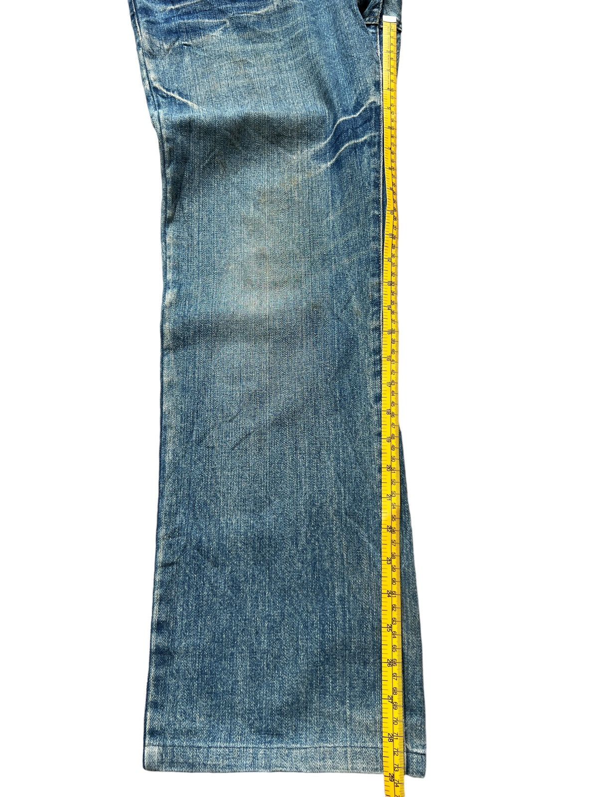 Other Peace Spellout Japanese Distressed Denim Jeans 33x29 Size US 33 - 14 Thumbnail