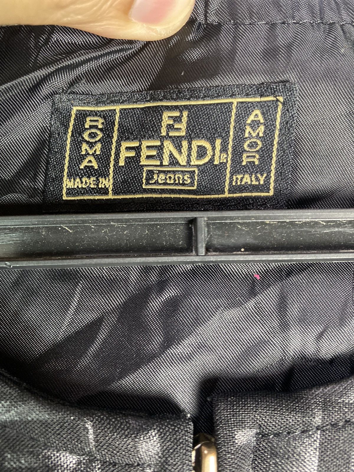 Fendi Vtg 90s FENDI Zucca full monogram logo vest jacket Size US M / EU 48-50 / 2 - 8 Thumbnail