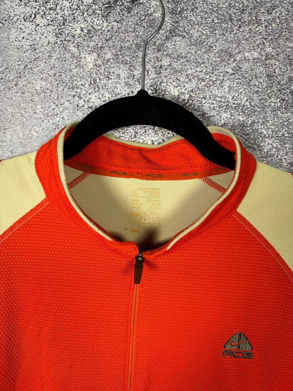 Nike × Nike ACG × Vintage Vintage Nike ACG Termo Quater Zip Sweatshirt Orange Medium Size US M / EU 48-50 / 2 - 4 Thumbnail