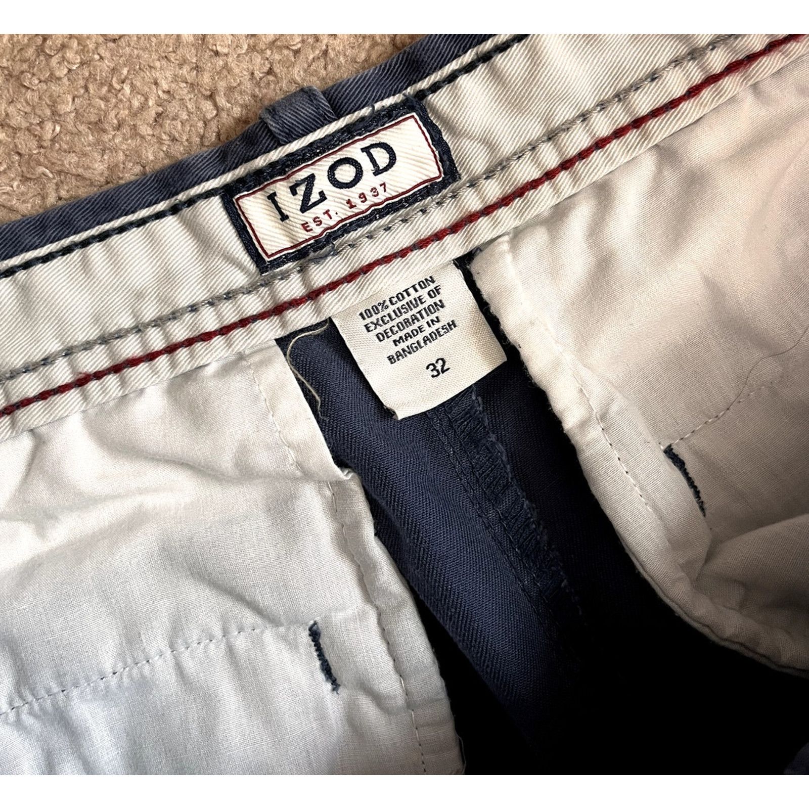 Izod Men's Blue Izod Shorts 32 Size US 32 / EU 48 - 4 Thumbnail