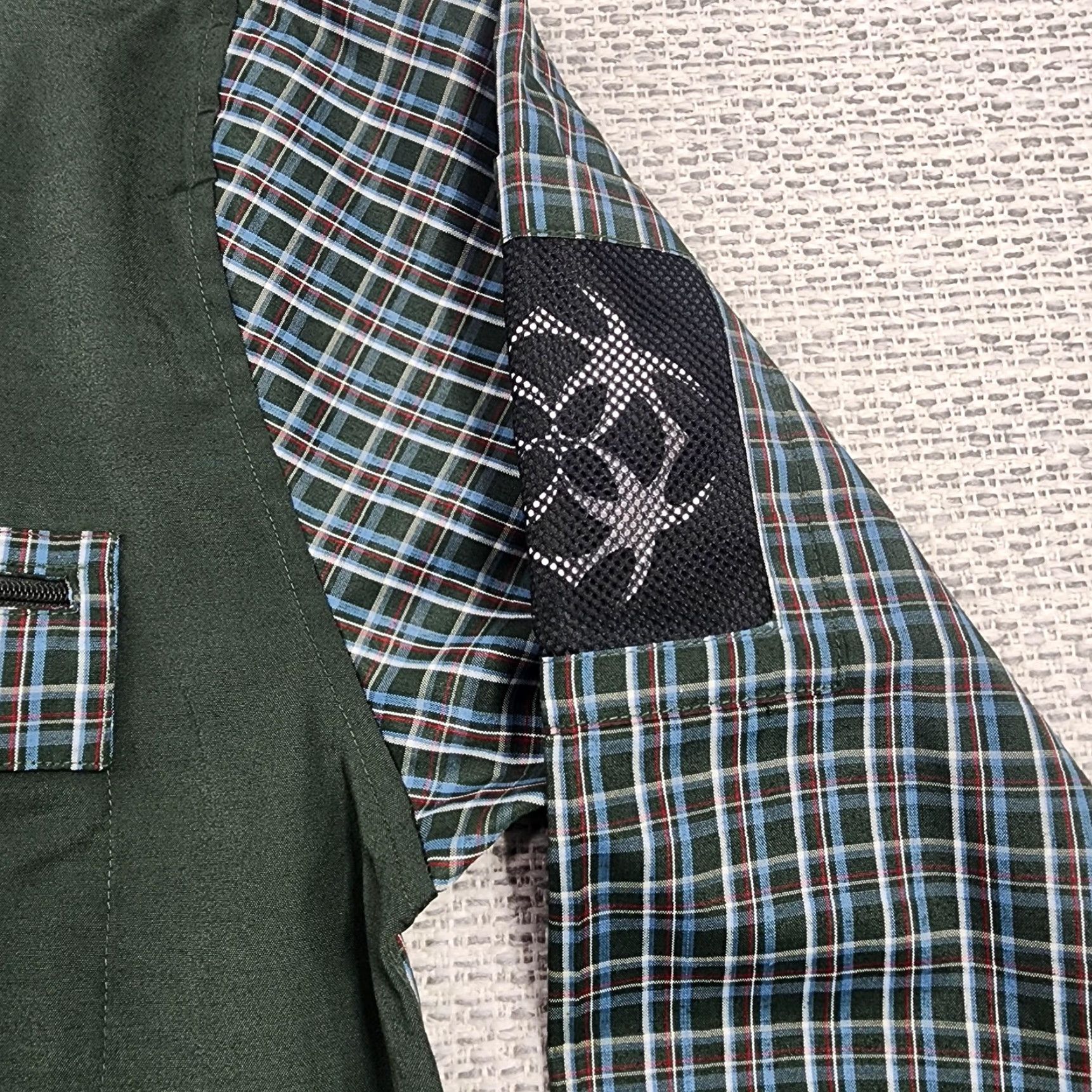 Bugle Boy VINTAGE Bugle Boy Shirt Mens M Green Plaid Long Sleeve Button-Up Utility Pockets Size US M / EU 48-50 / 2 - 7 Thumbnail
