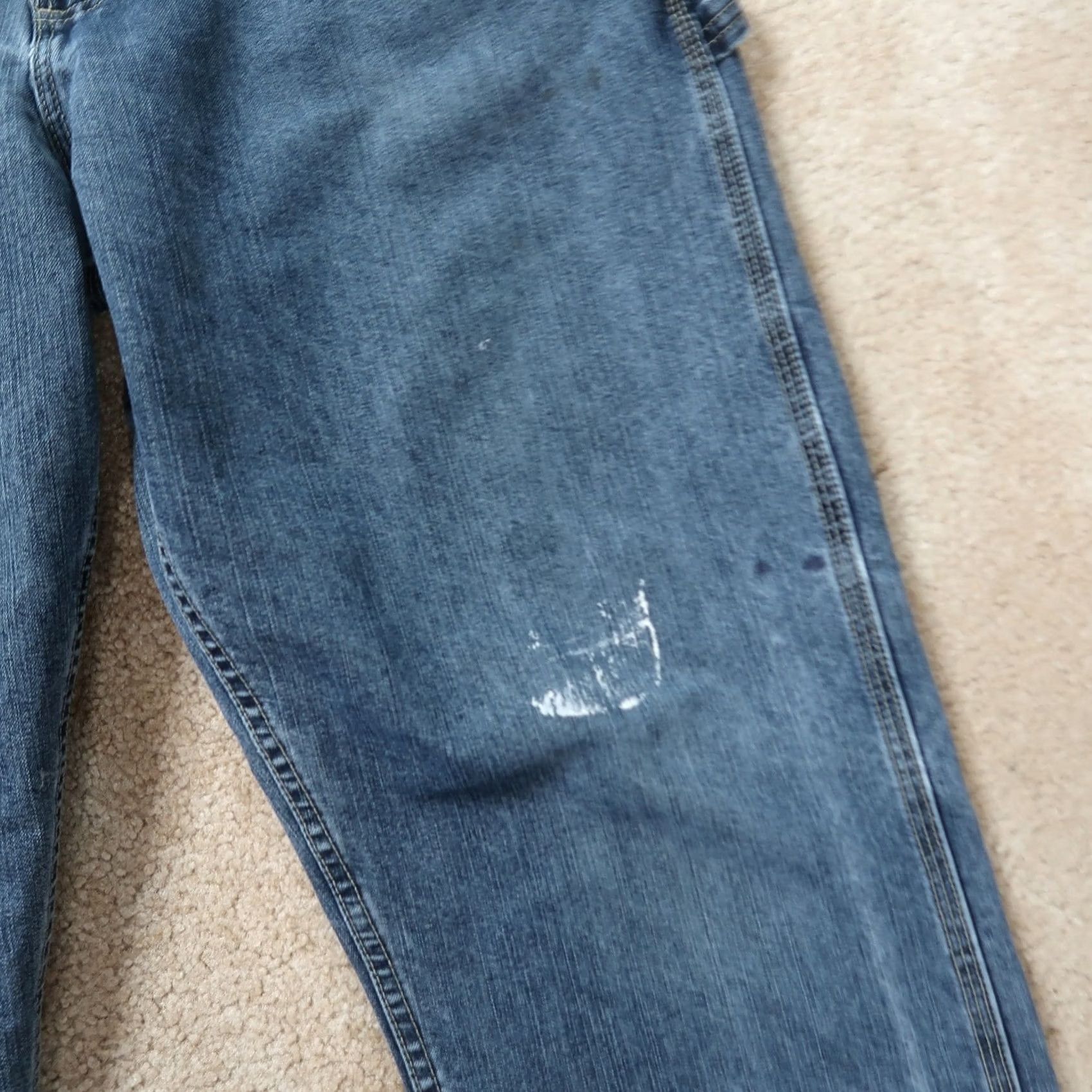 Lee Lee Carpenter Jeans Men 36x34 Distressed Denim Straight 5-Pocket Relaxed Blue Vintage? No Size US 36 / EU 52 - 2 Thumbnail