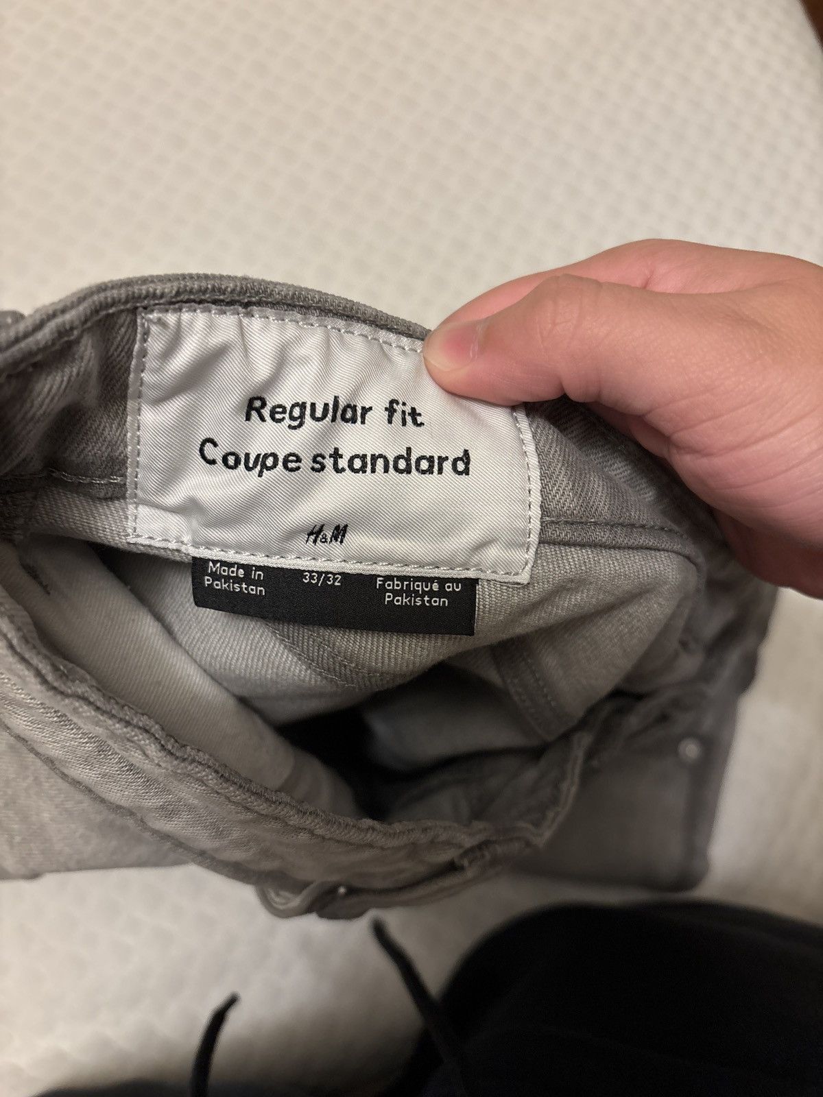 H&M Grey denim jorts Size US 33 - 3 Thumbnail