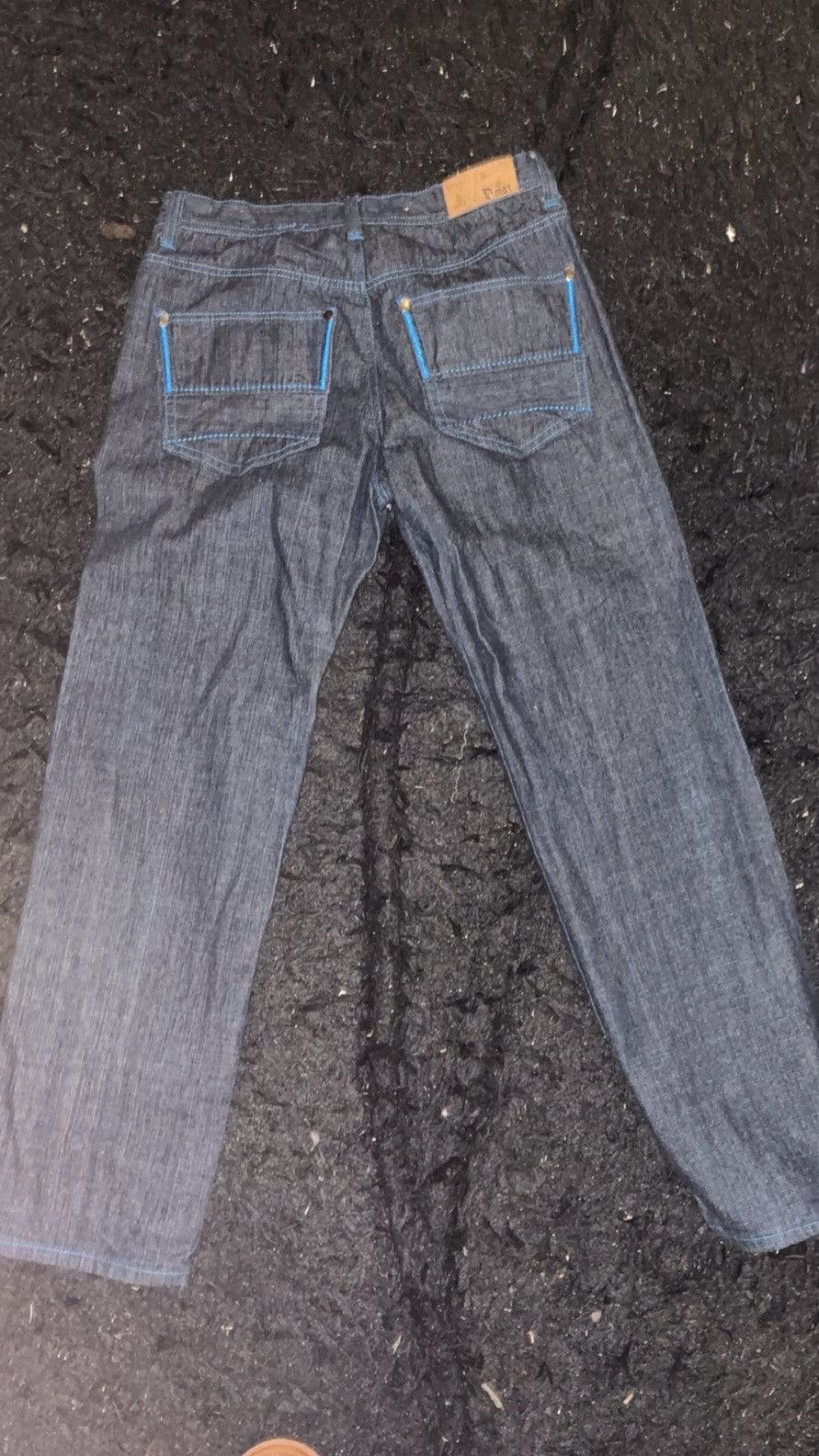 Vintage Dmar waxed Denim jeans Size US 34 / EU 50 - 2 Thumbnail