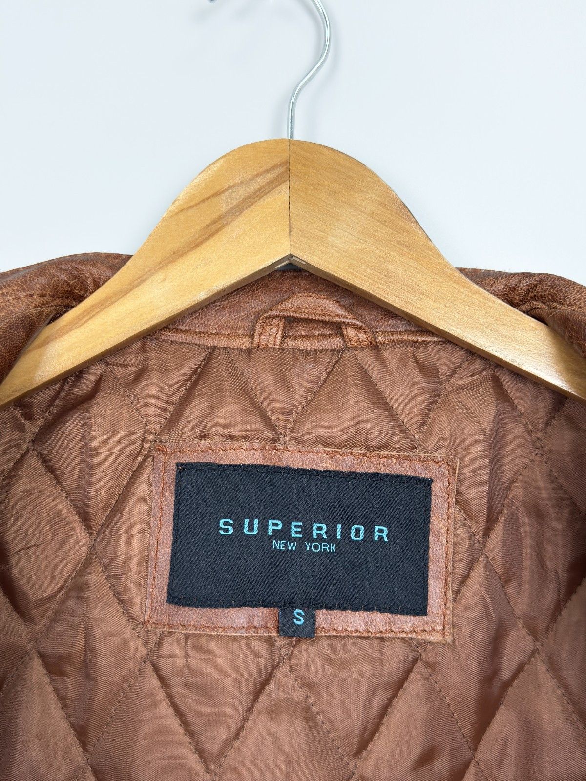 Genuine Leather Superior New York Brown Leather Jacket Size US S / EU 44-46 / 1 - 10 Thumbnail