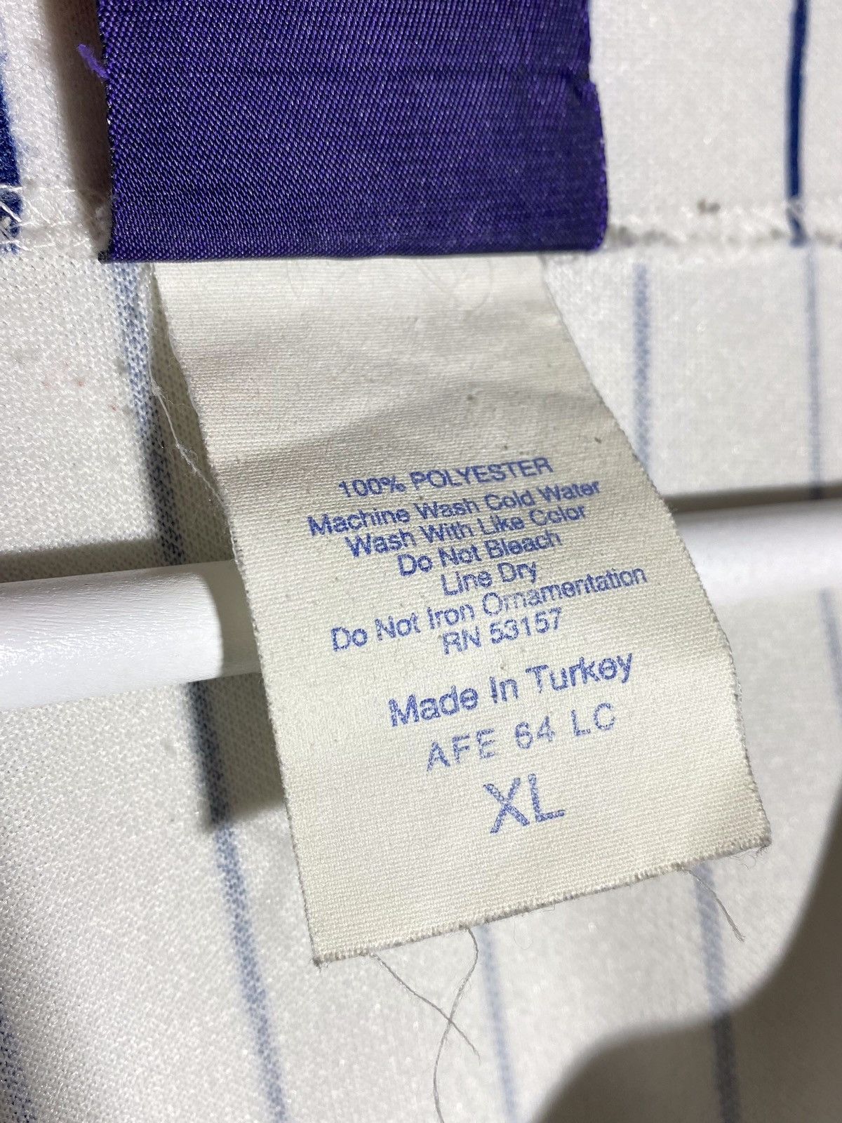 MLB × New York Yankees × Vintage Vintage New Tork Yankees Baseball Jersey Stripped Button Up Size US XL / EU 56 / 4 - 13 Thumbnail