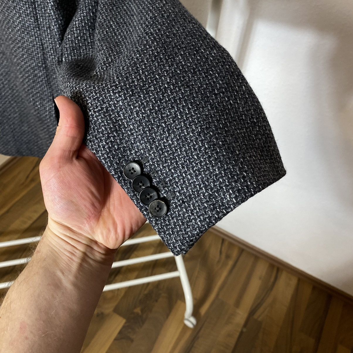 Z Zegna Knit Wool and Cashmere Blazer Z Zegna gray Size US XL / EU 56 / 4 - 9 Thumbnail
