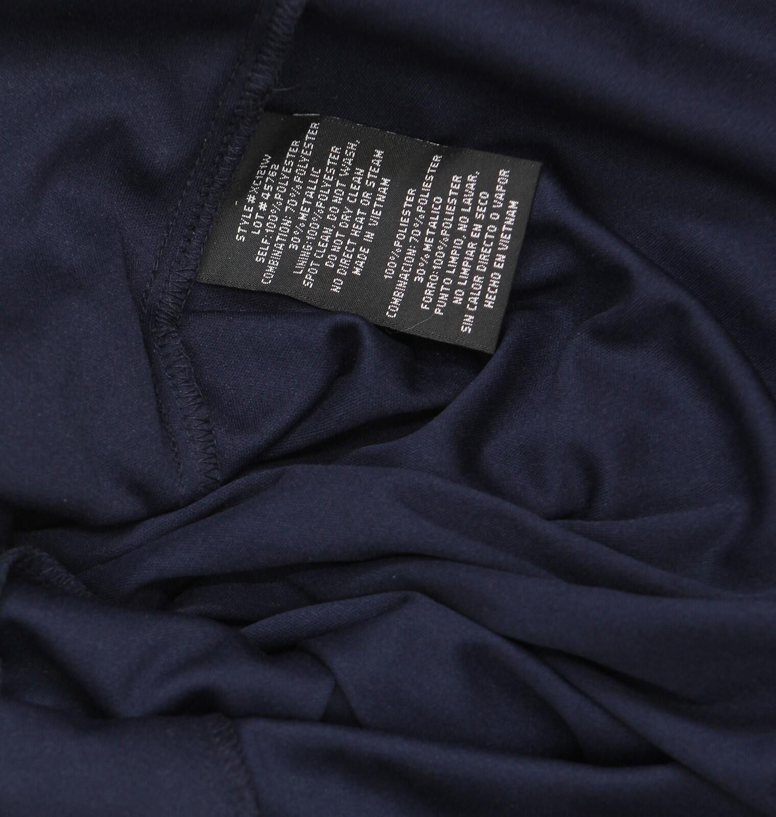 Other X By Xscape Plus Ruched Lace Gown Dress Xc121w Navy Blue 18w Size XXL / US 16-18 / IT 52-54 - 5 Thumbnail