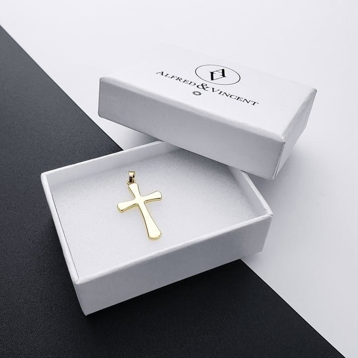 Other Flared Medieval Cross Christian 14k Yellow Gold Pendant Size ONE SIZE - 1 Thumbnail
