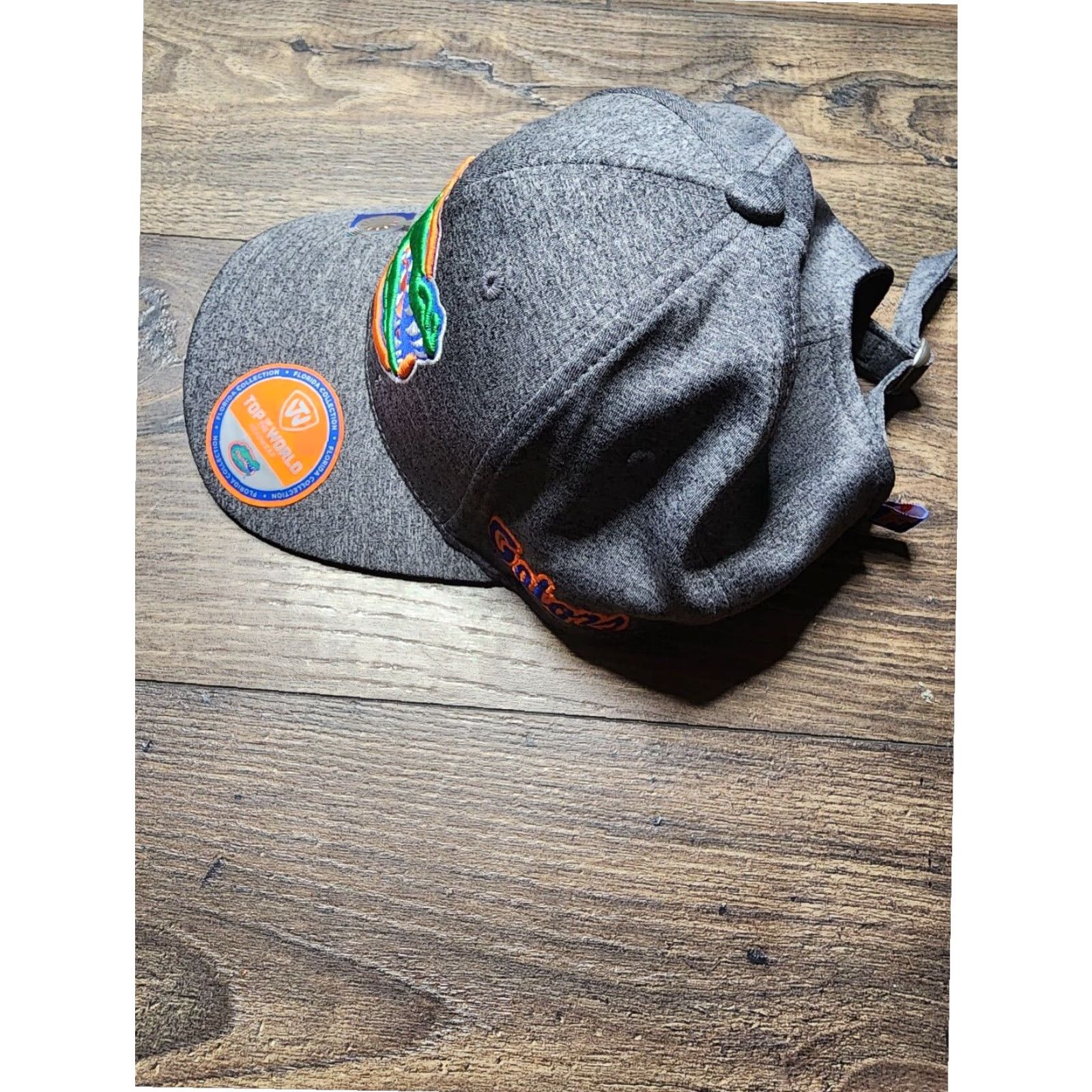 Top Of The World Top of the World Florida Gators Grey Adjustable Dad Cap Hat Mens Gray Size US M / EU 48-50 / 2 - 3 Thumbnail