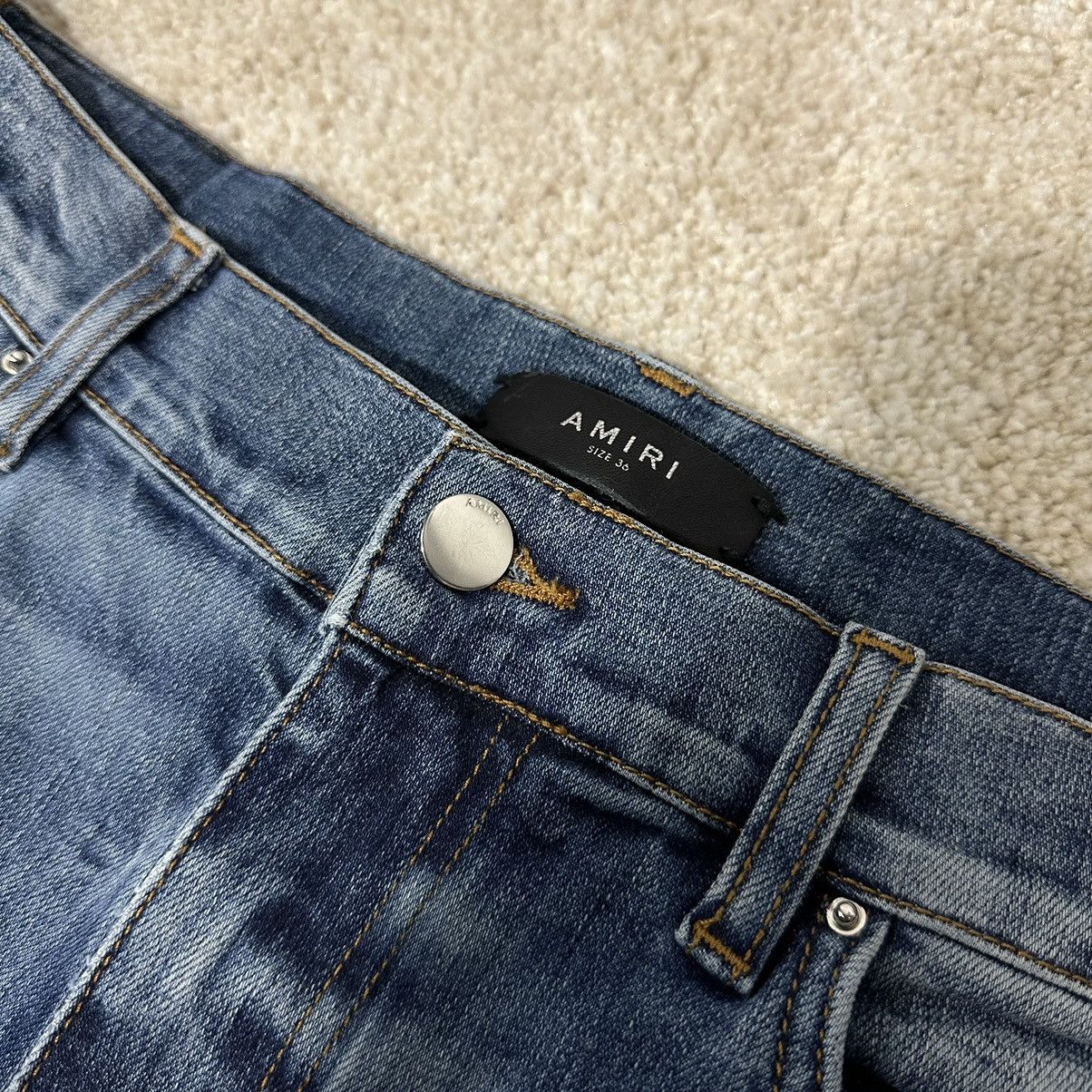 Amiri Amiri Jeans 307 Skinny Stretch Washed Denim size 34 / L #307 Size US 34 / EU 50 - 4 Thumbnail