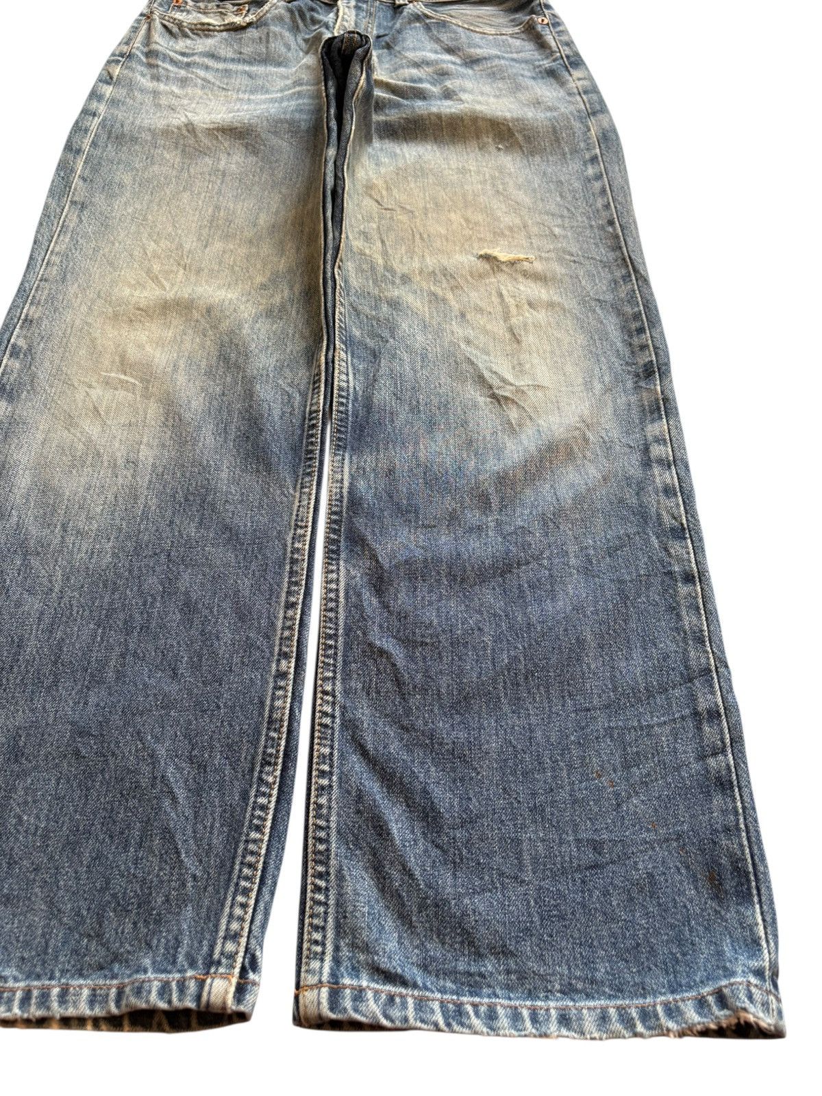 Levi's × Levi's Vintage Clothing Vintage 90s Levis 598 Mud Wash Distressed Loose Baggy Jeans Size US 32 / EU 48 - 7 Thumbnail