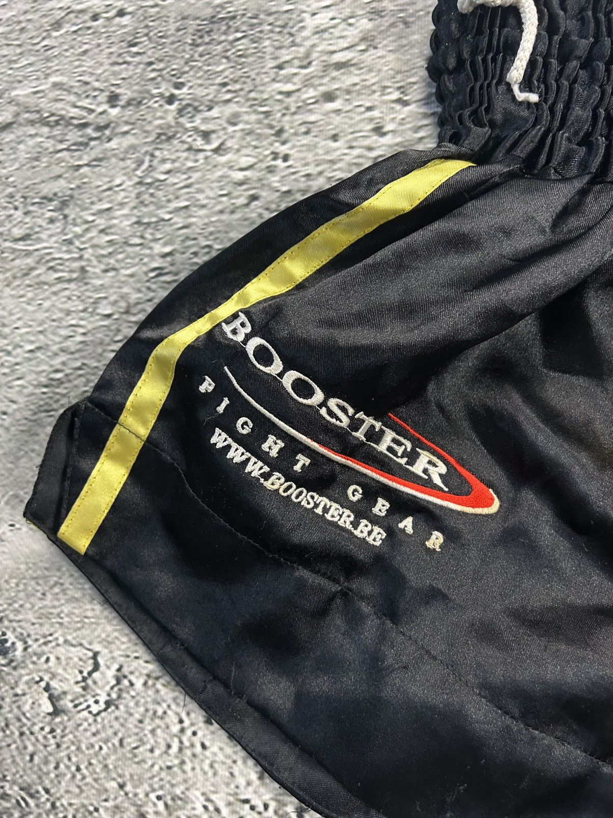 Vintage Vintage Muay Thai Boxing shorts black Y2K big logo Size US 34 / EU 50 - 2 Thumbnail